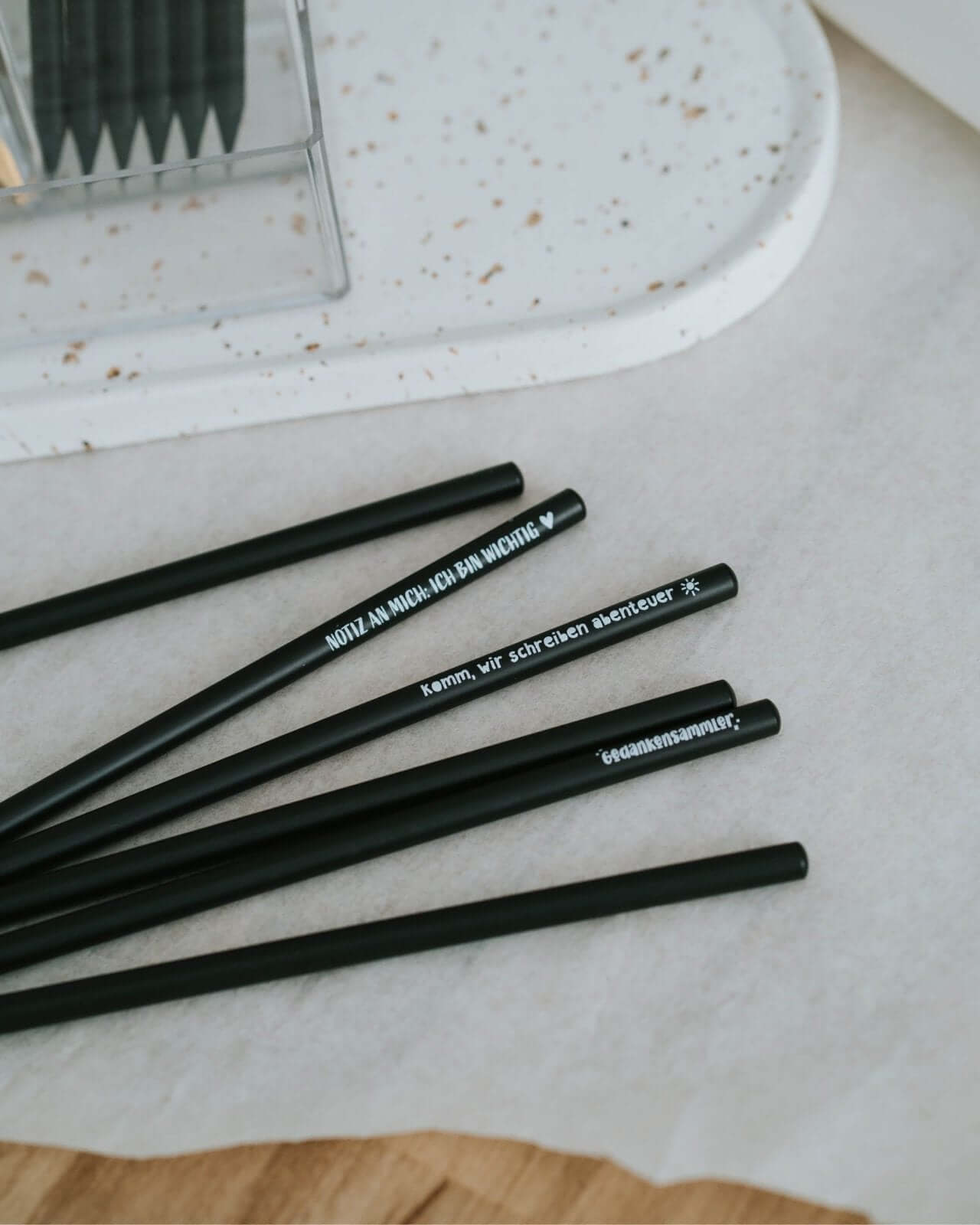 Notiz an mich · Bleistift