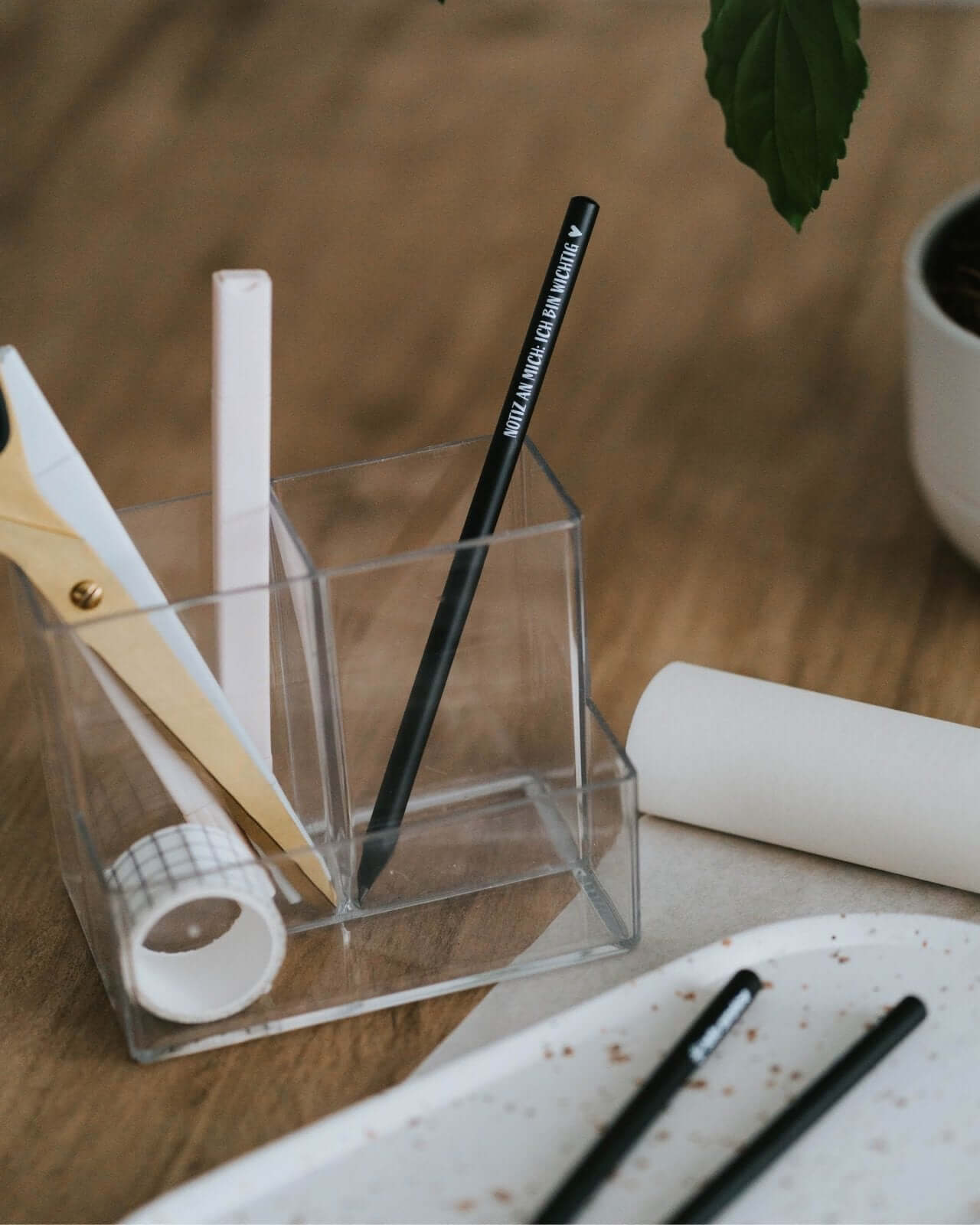 Notiz an mich · Bleistift