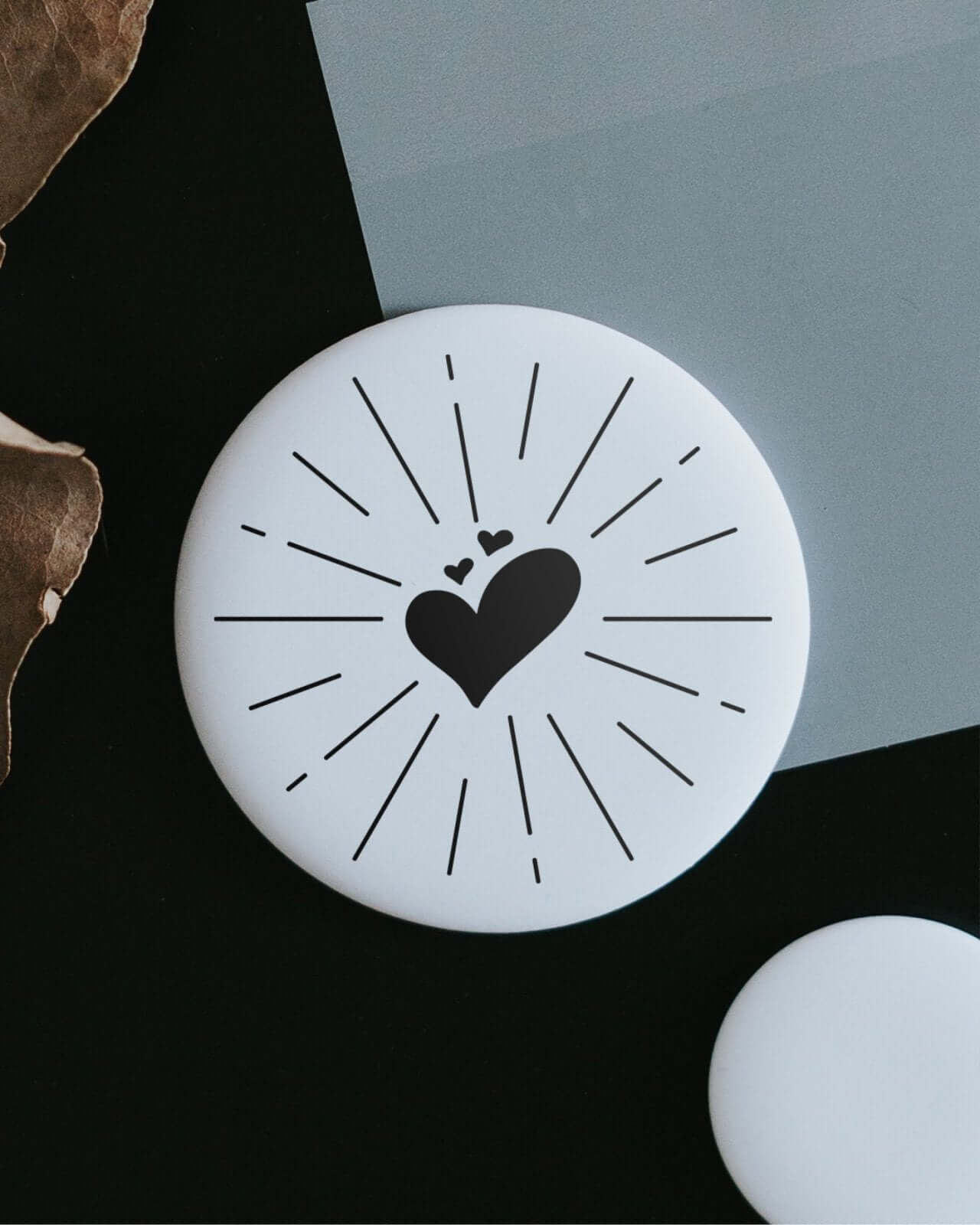 Strahlendes Herz · Magnet · klein