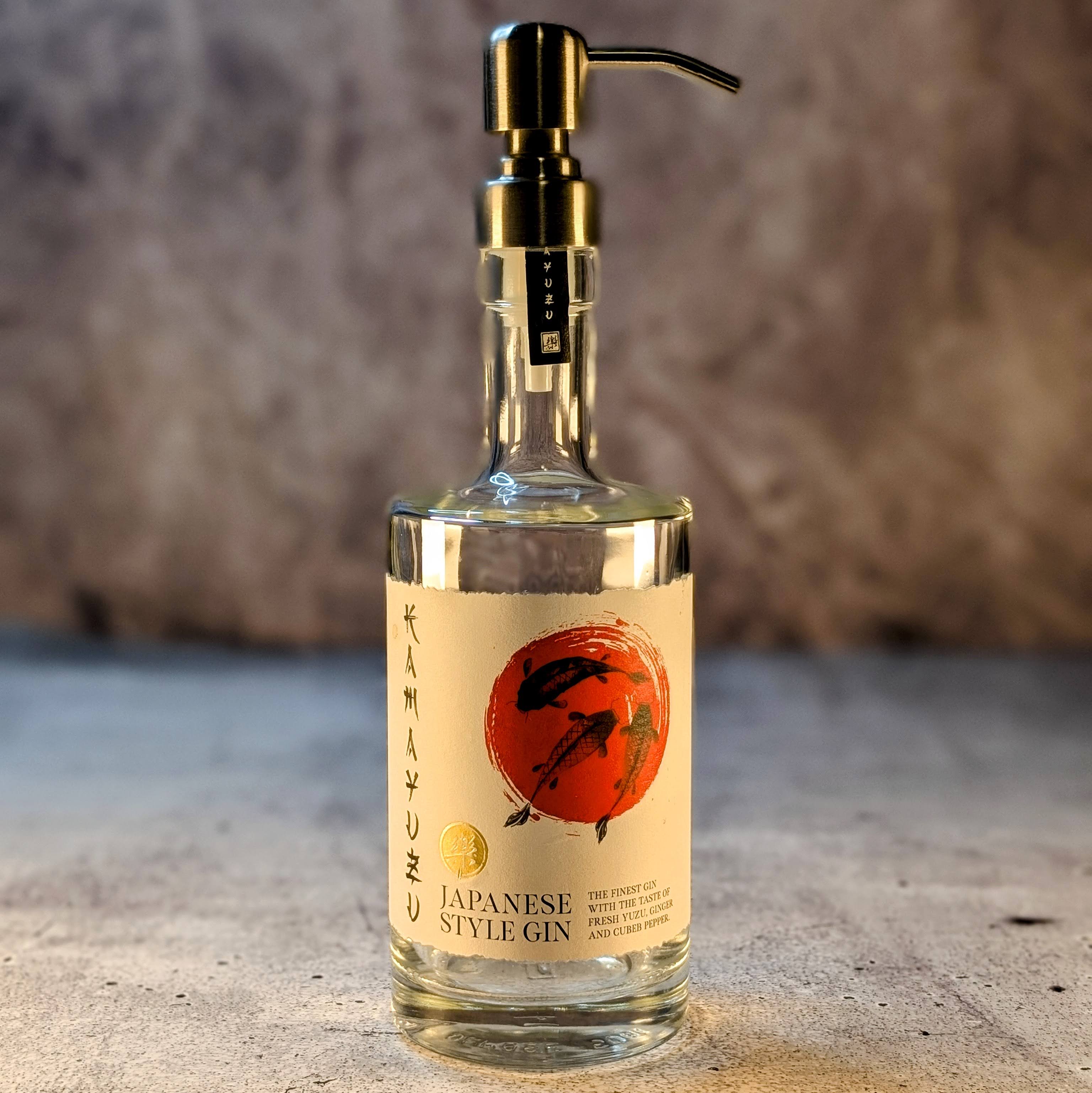Seifenspender aus recycelter Japanese Style Gin Flasche – 500 ml | Nachhaltig & Stilvoll