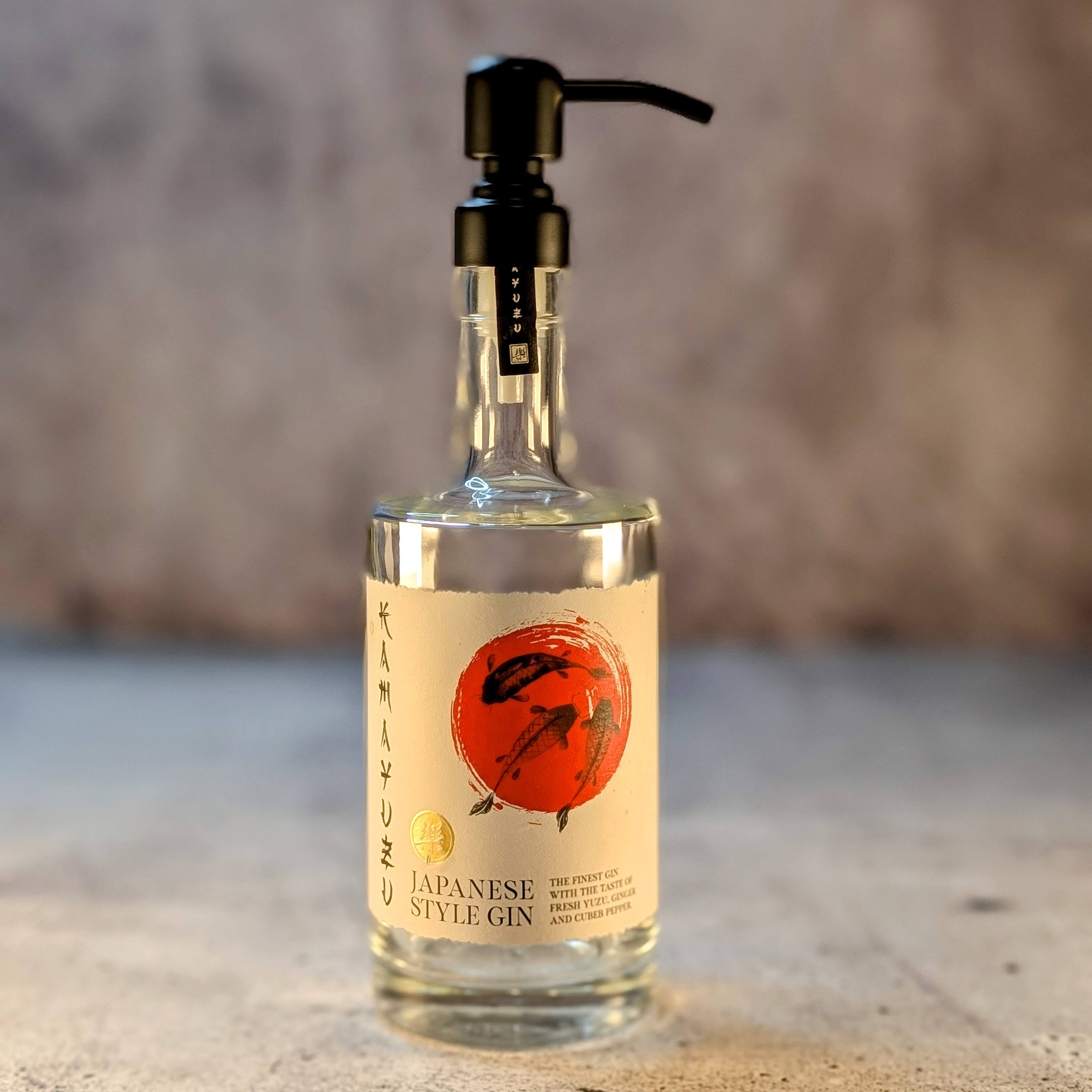 Seifenspender aus recycelter Japanese Style Gin Flasche – 500 ml | Nachhaltig & Stilvoll