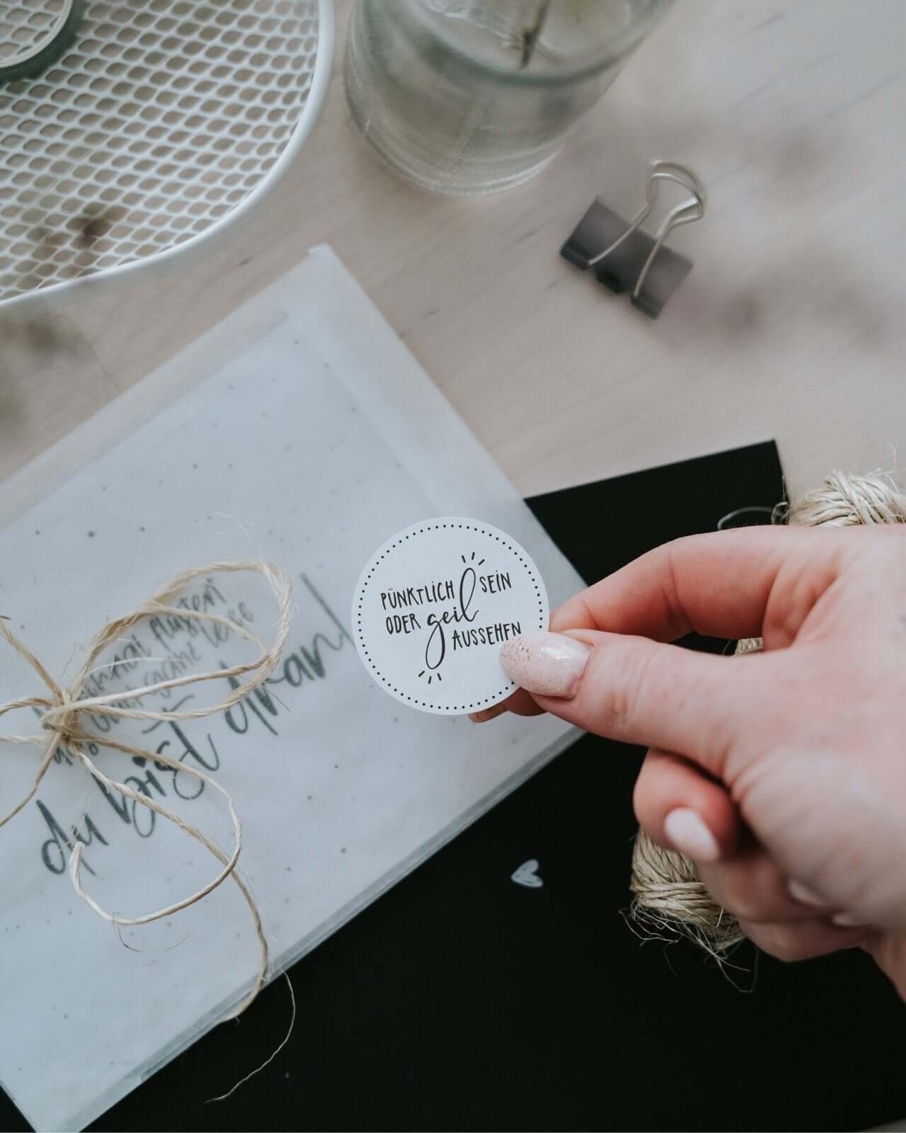 Pünktlich sein · Aufkleber