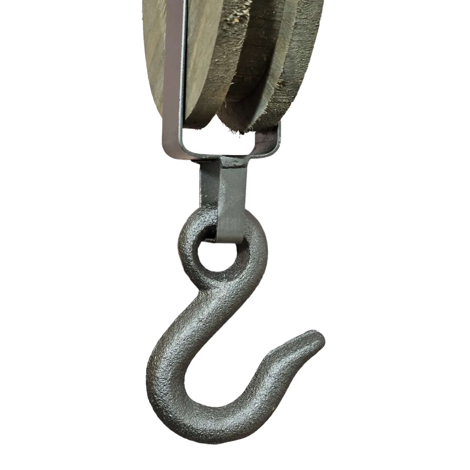 Seilwinde 1 m – Deckenhaken aus Holz & Metall für Aufhängung, Deko & Hängehaken