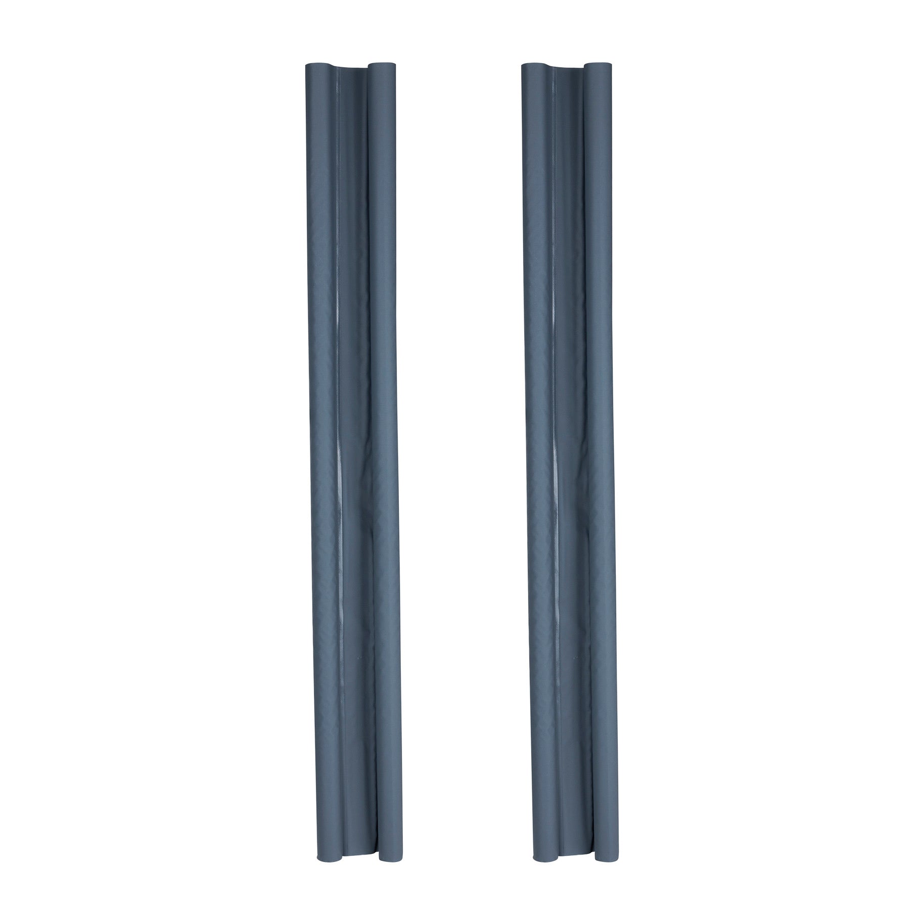 Zugluftstopper Doppeldichtung Türdichtung grau Energiesparend 2er SET 95 cm KÜRZBAR