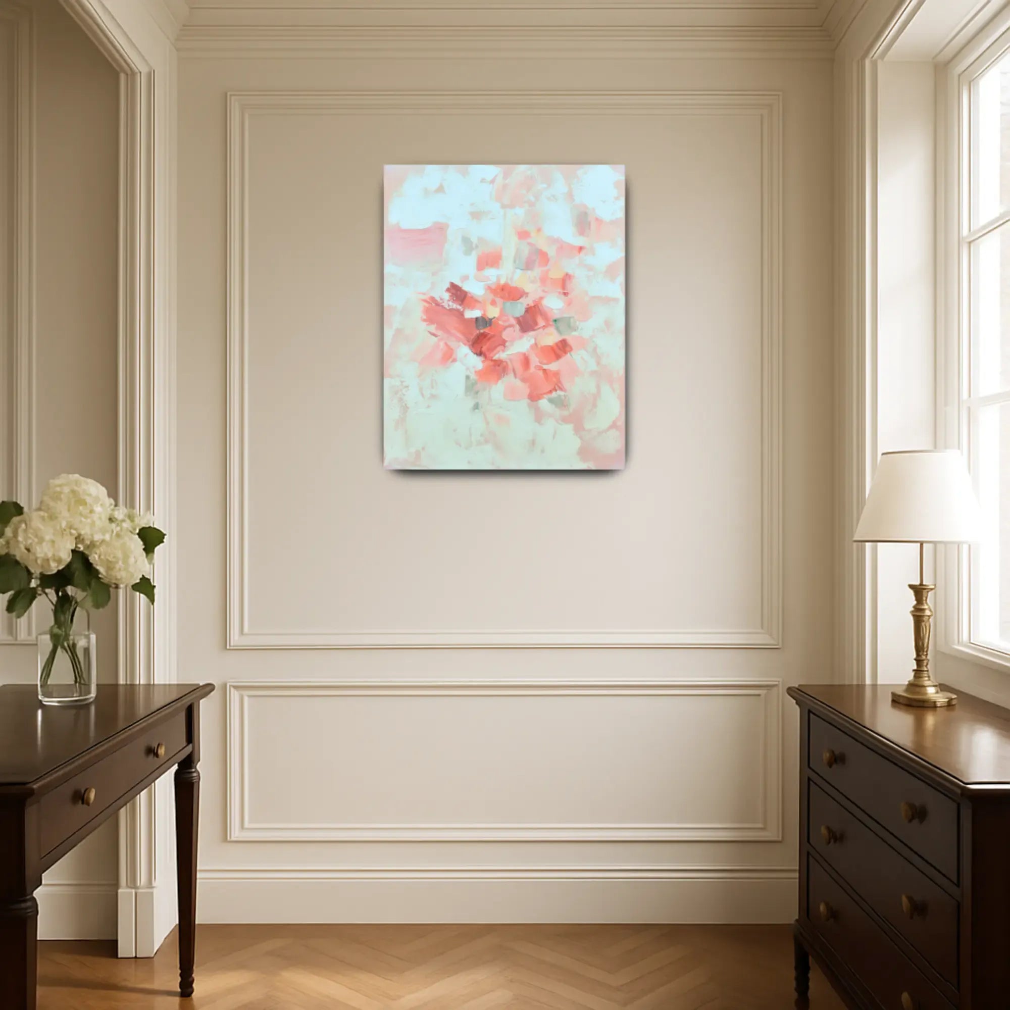 Großes Gemälde - Blüten des Lichts