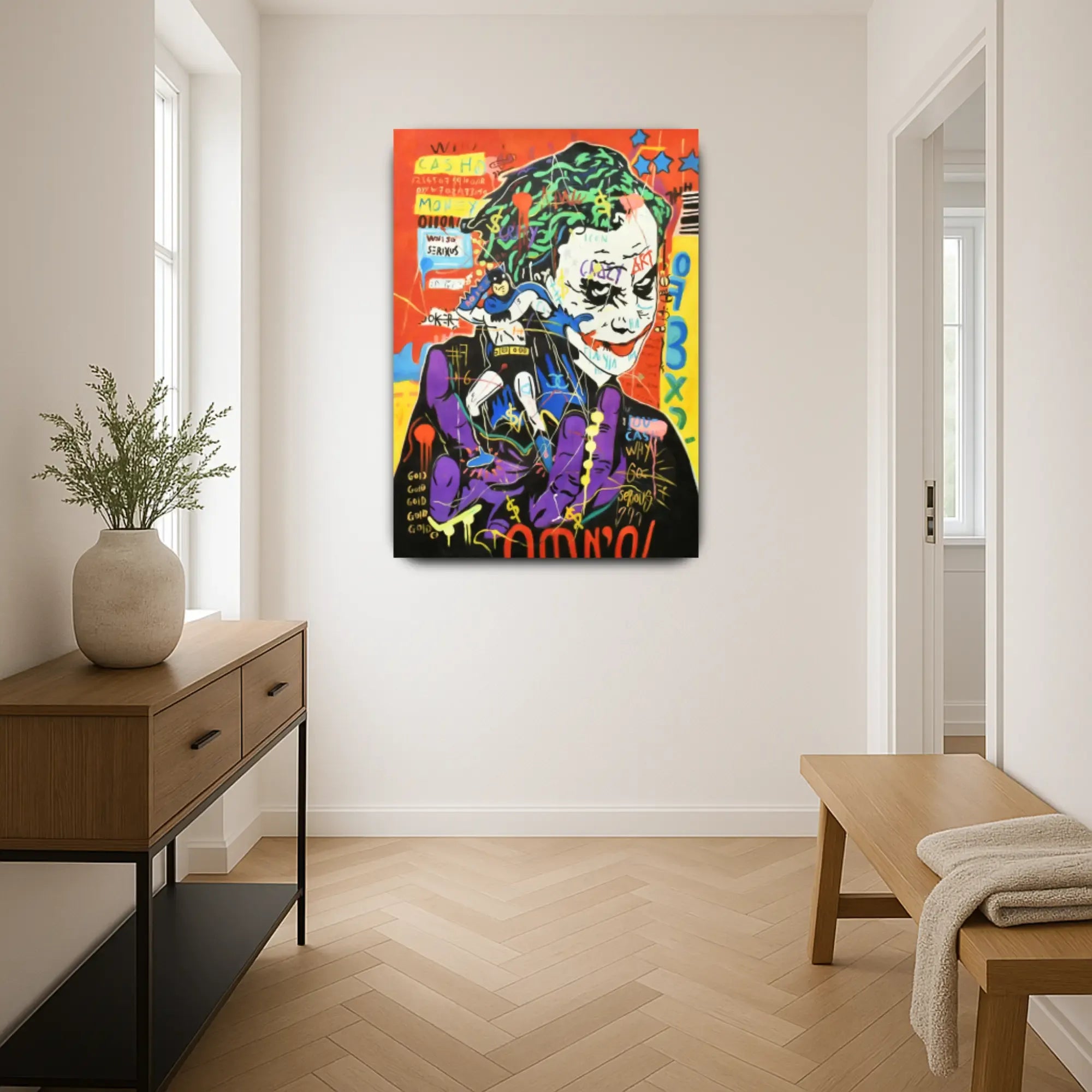 Großes Gemälde - Chaos & Joker