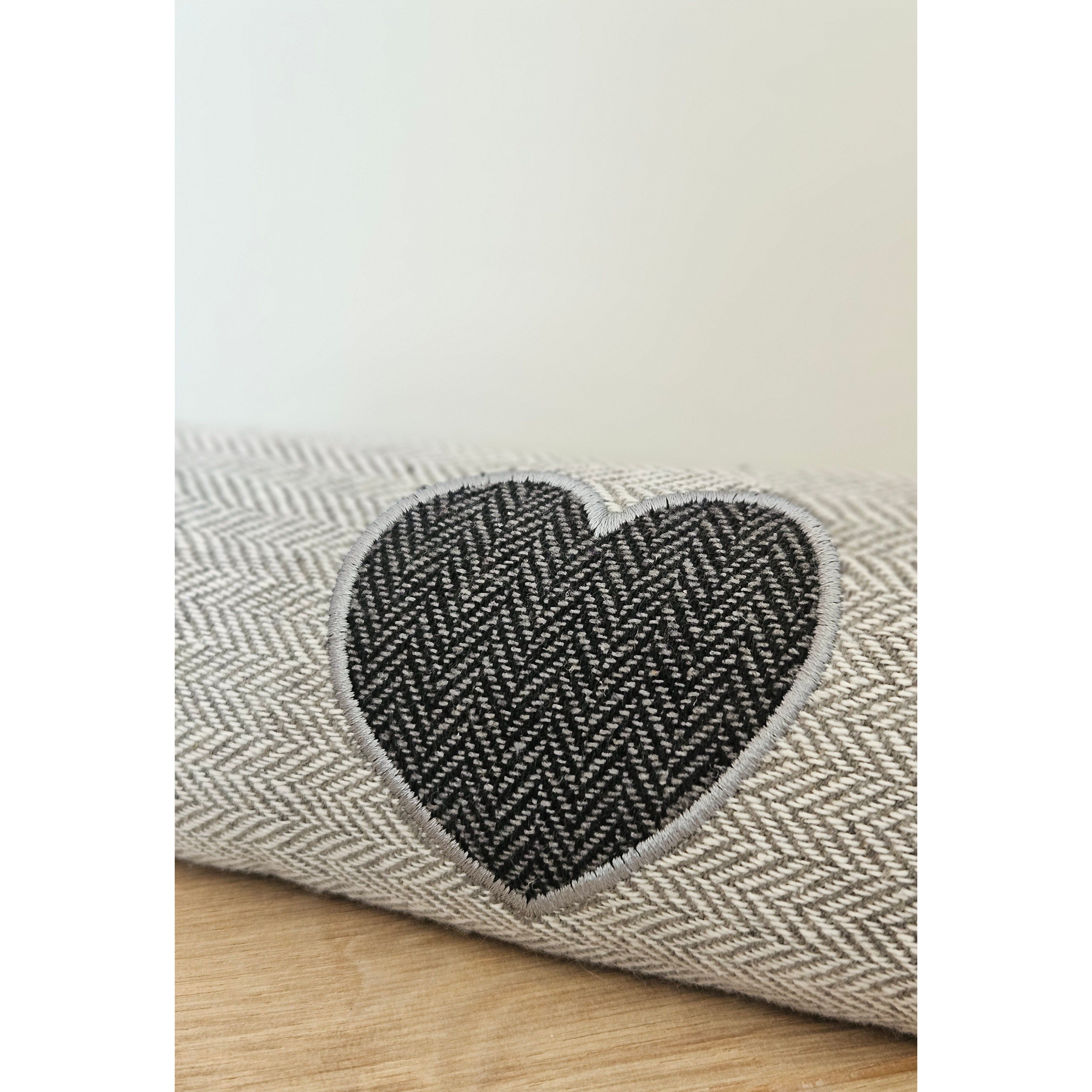 Zugluftstopper Windstopper Türdichtung Türvorleger Stern grau 90x10 cm