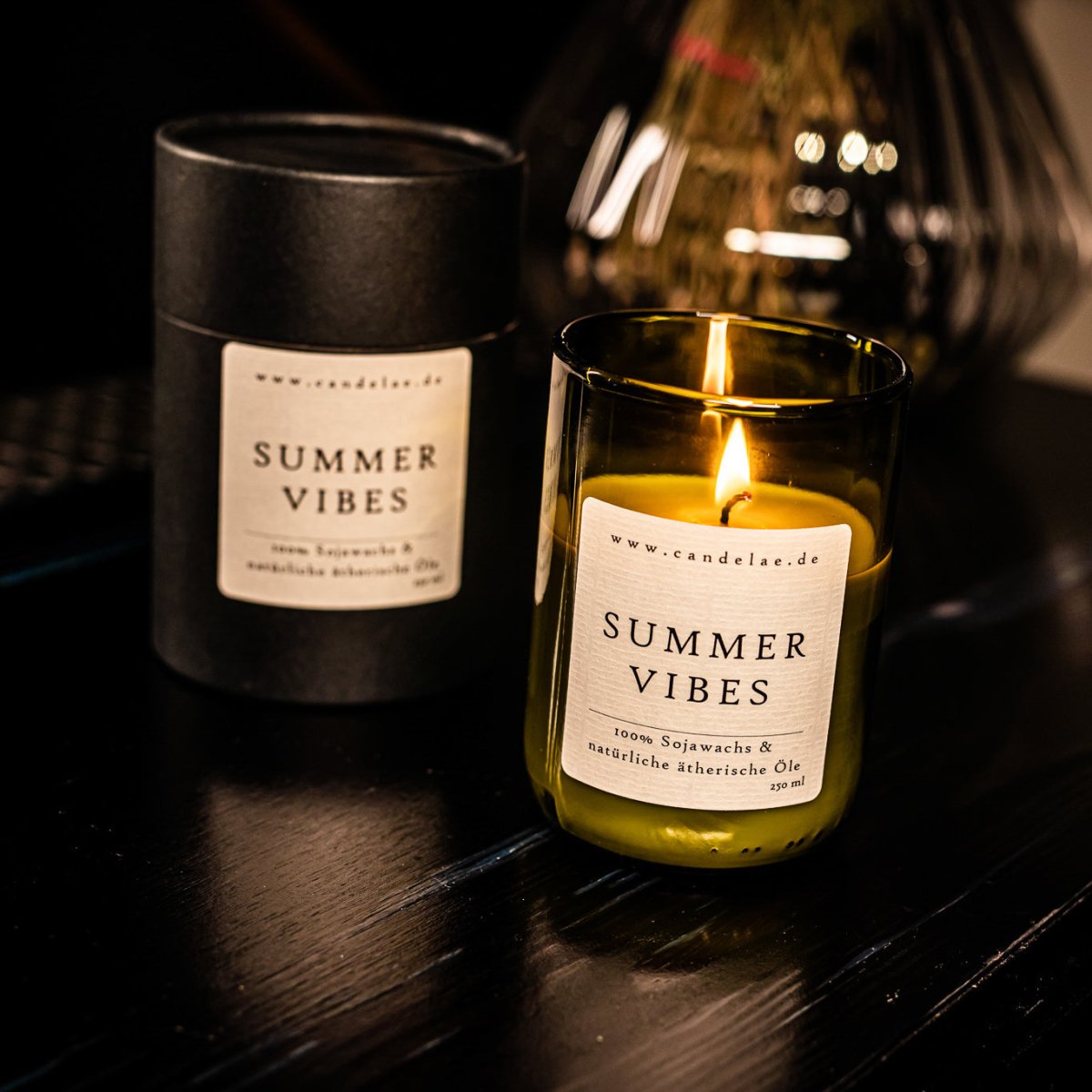 Candelae Summer Vibes Duftkerze - Entspannung & Nachhaltigkeit für Dein Zuhause - Candelae Duftkerzen