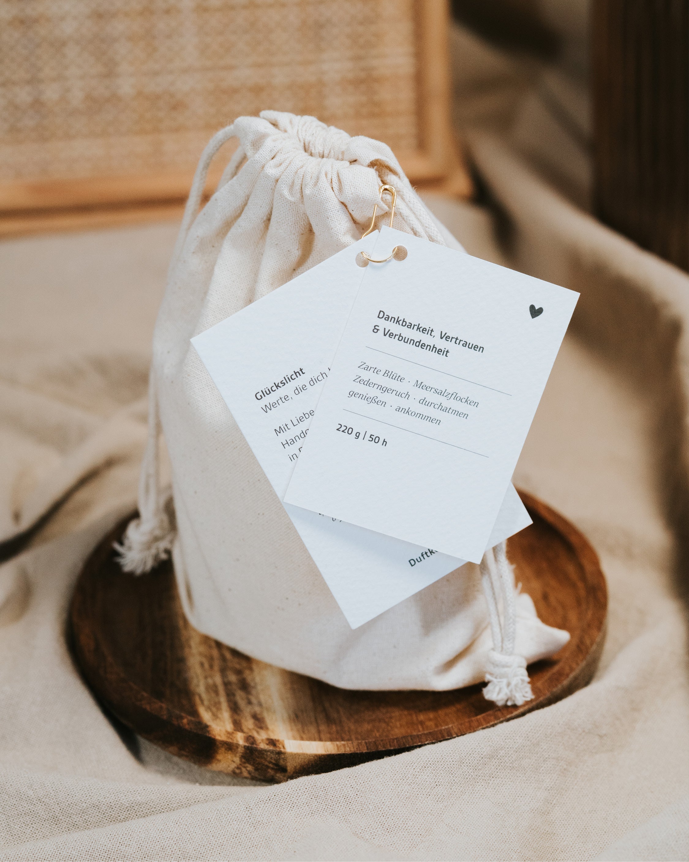 Dankbarkeit, Vertrauen und Verbundenheit · Duftkerze