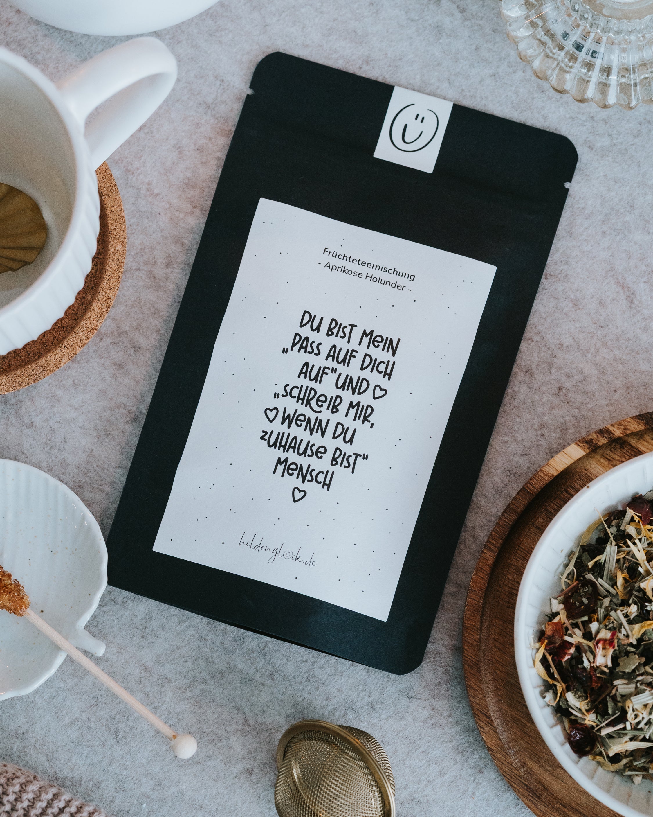 Pass auf dich auf · Früchtetee