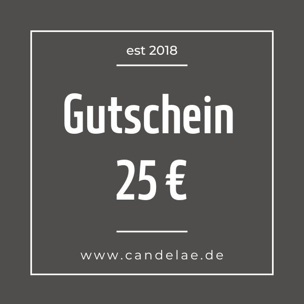 Geschenkgutschein von candelae als E-Mail-Gutschein ohne Bearbeitungsgebühren