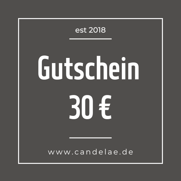 Geschenkgutschein von candelae zum Verschenken von Düften per E-Mail ohne Gebühren