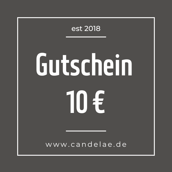 Geschenkgutschein von Candelae zum Verschenken von Düften, per E-Mail ohne Bearbeitungsgebühren