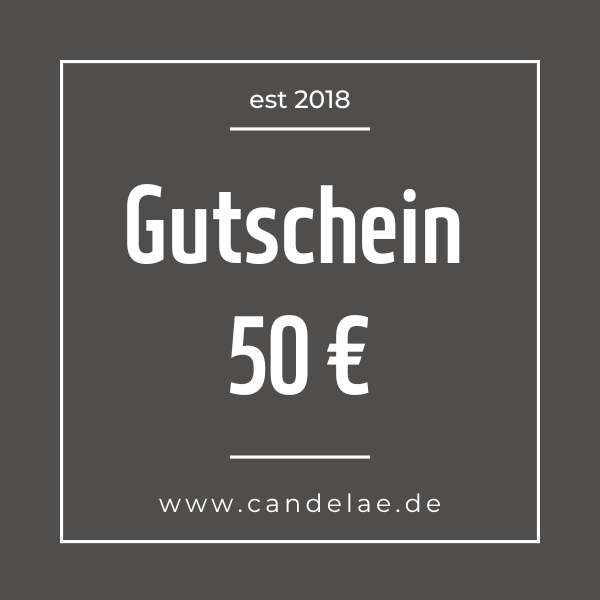 Geschenkgutschein von candelae zum Verschenken von Duft mit flexibler Auswahl und kostenloser E-Mail Zustellung