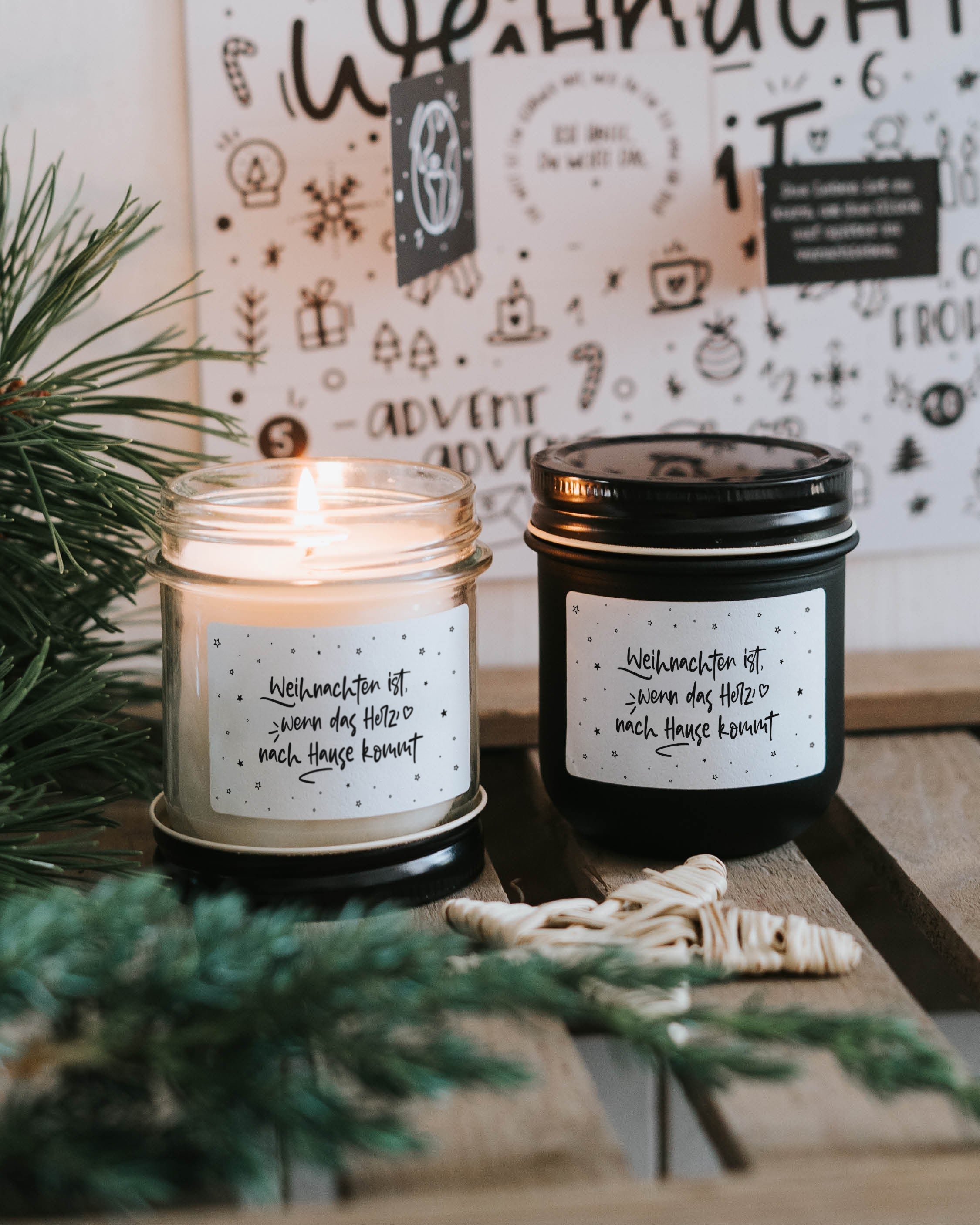 Weihnachten ist · Kerze