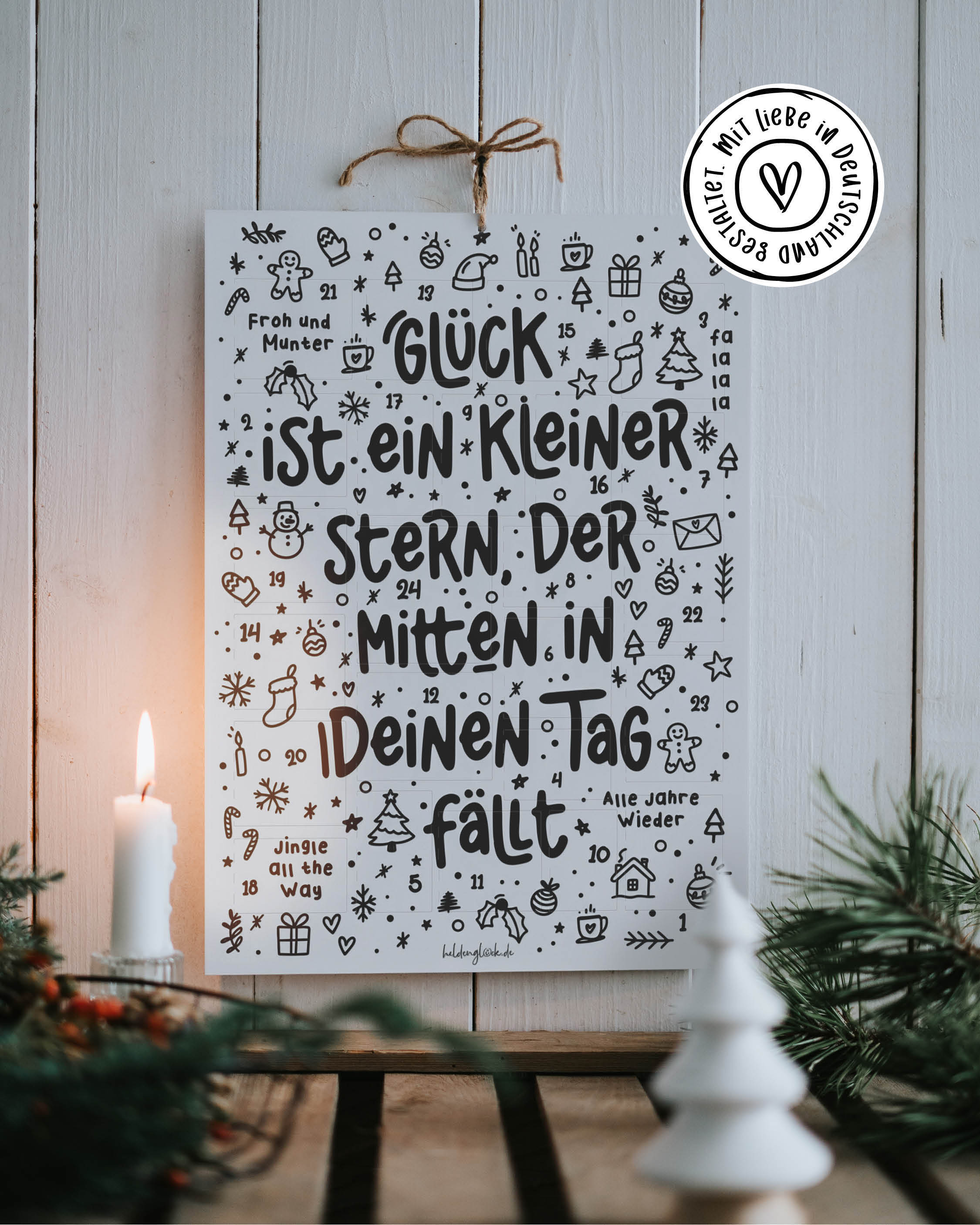 Adventskalender · Kleiner Stern