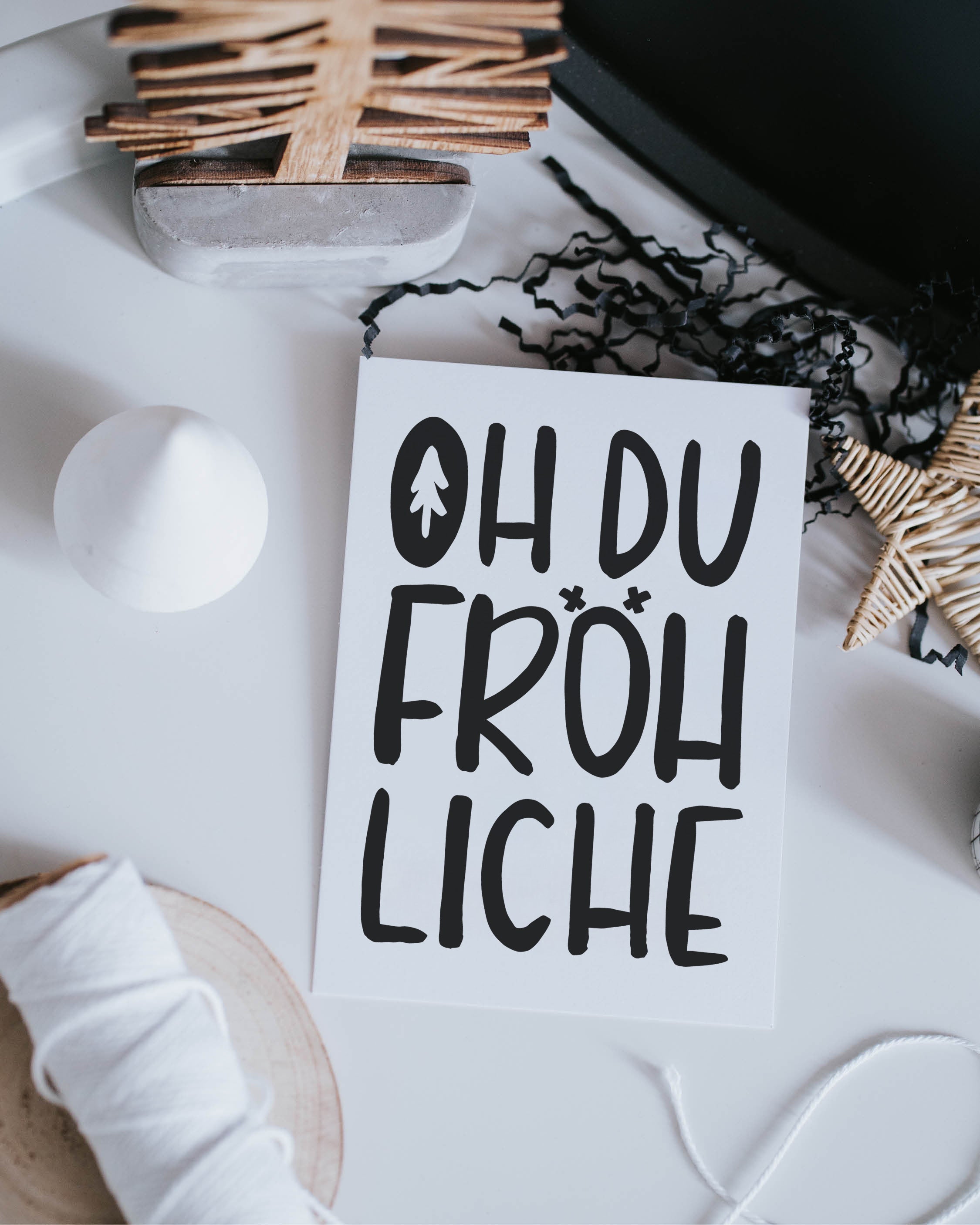 Oh du fröhliche · Postkarte