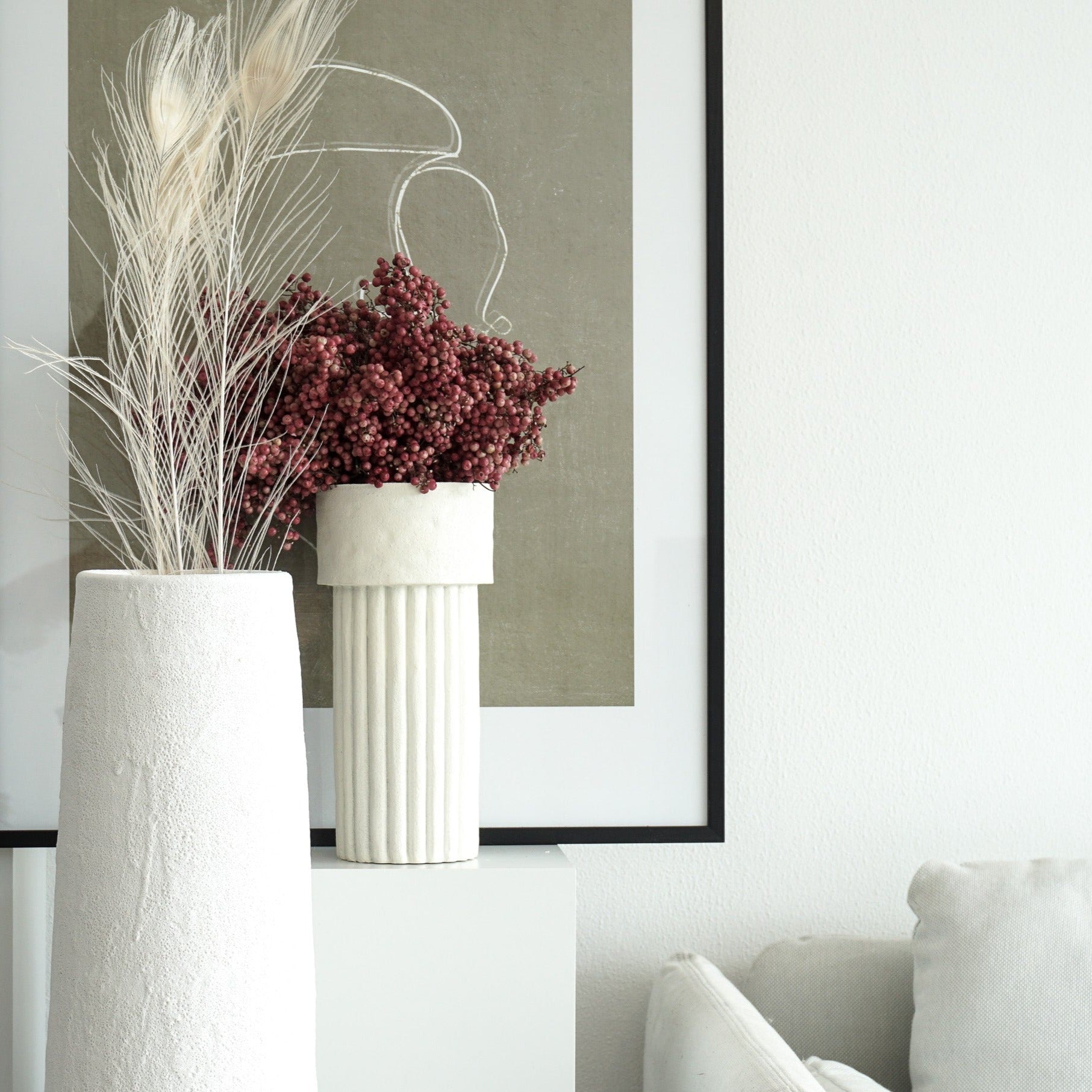 Pfauenfeder 3 Stiele