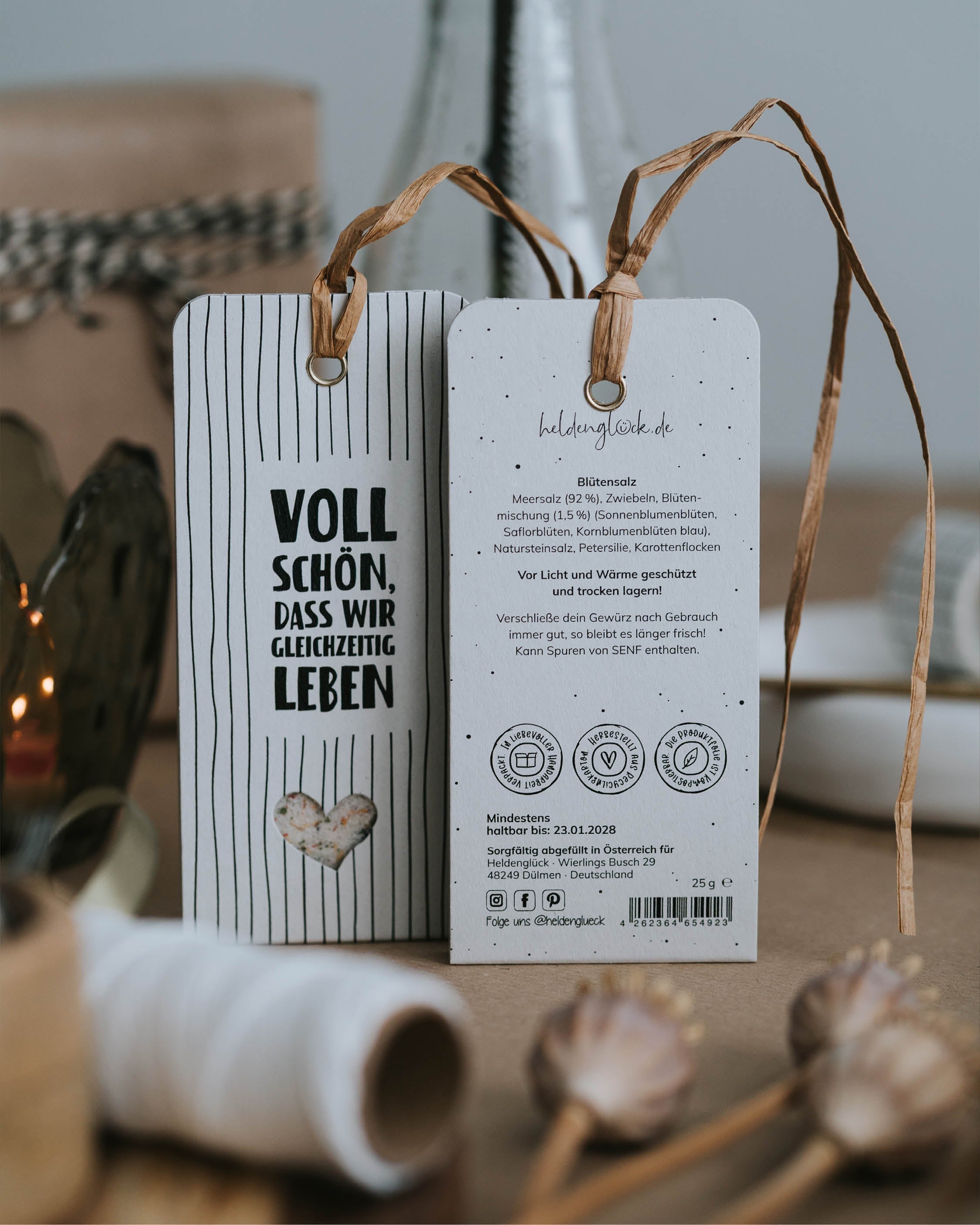 Voll schön · Geschenkanhänger