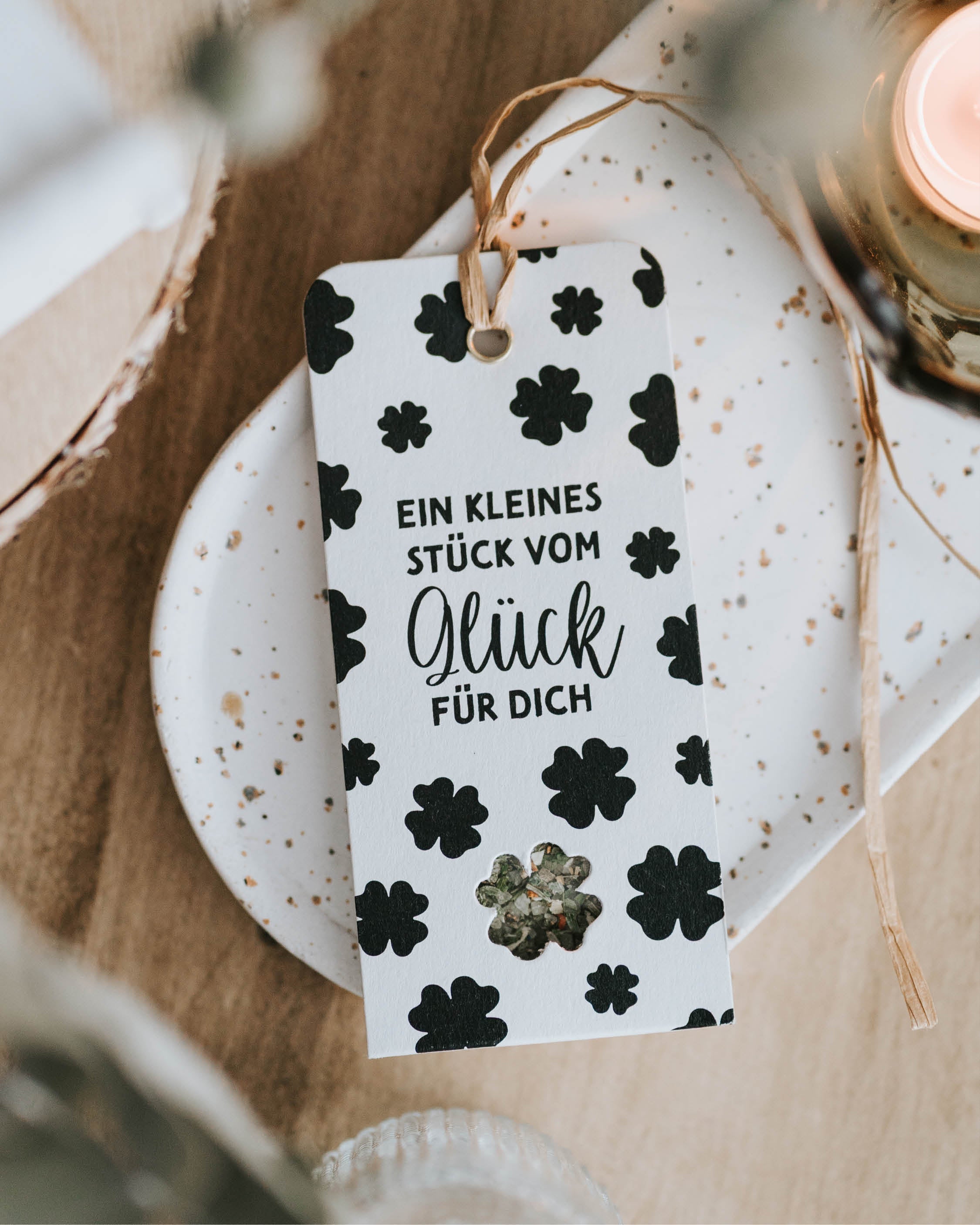 Stück vom Glück · Geschenkanhänger