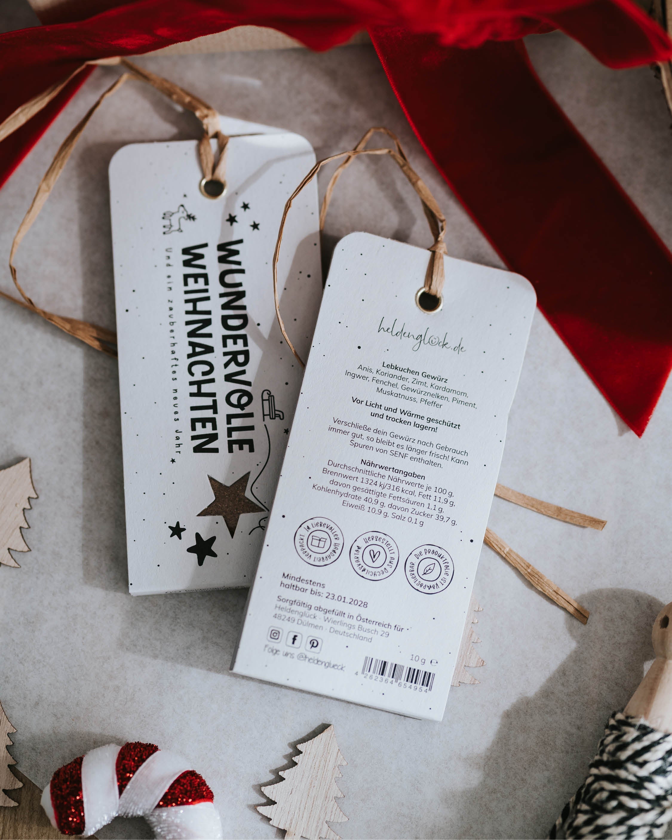 Wundervolle Weihnachten · Geschenkanhänger