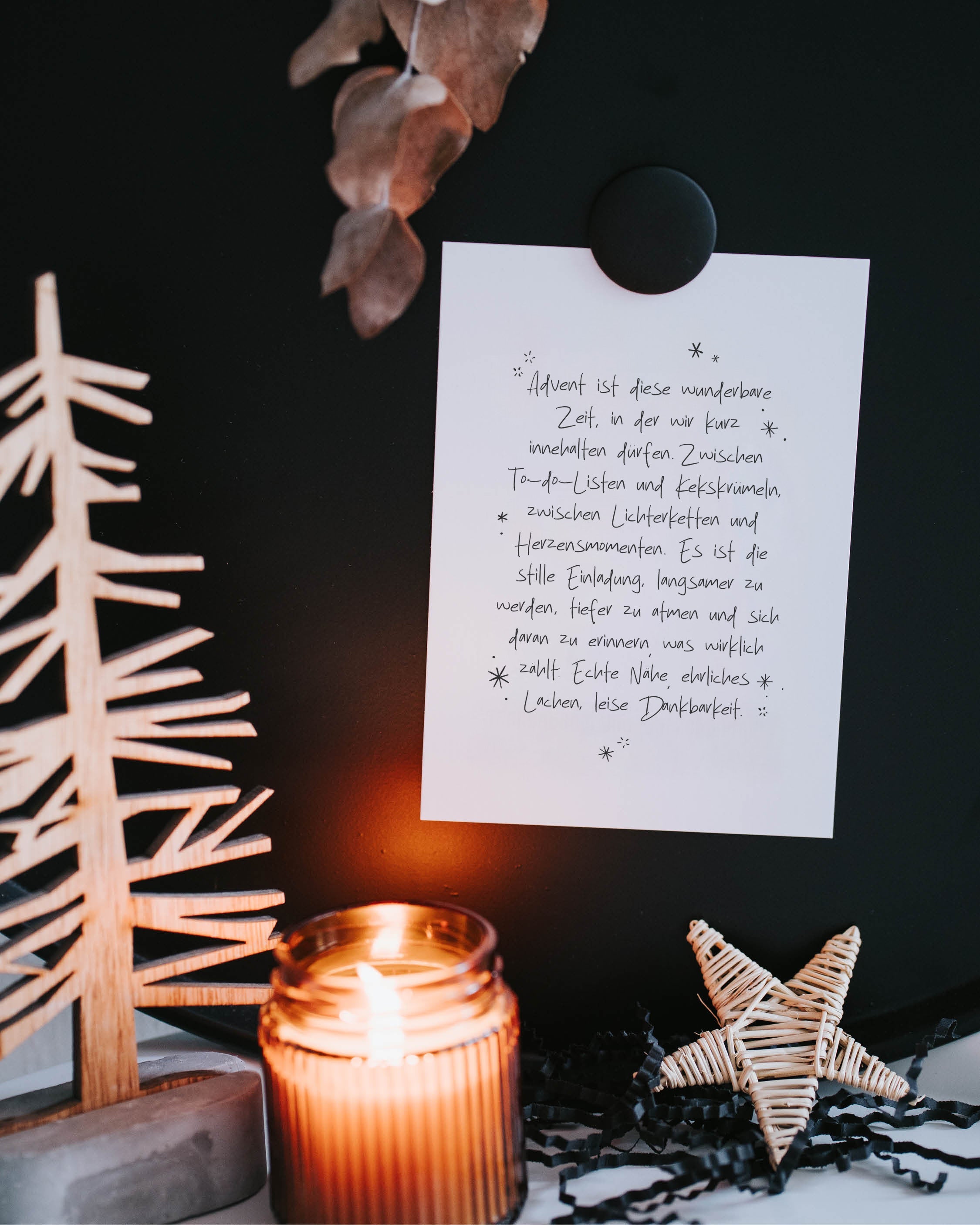 Adventszeit · Postkarte