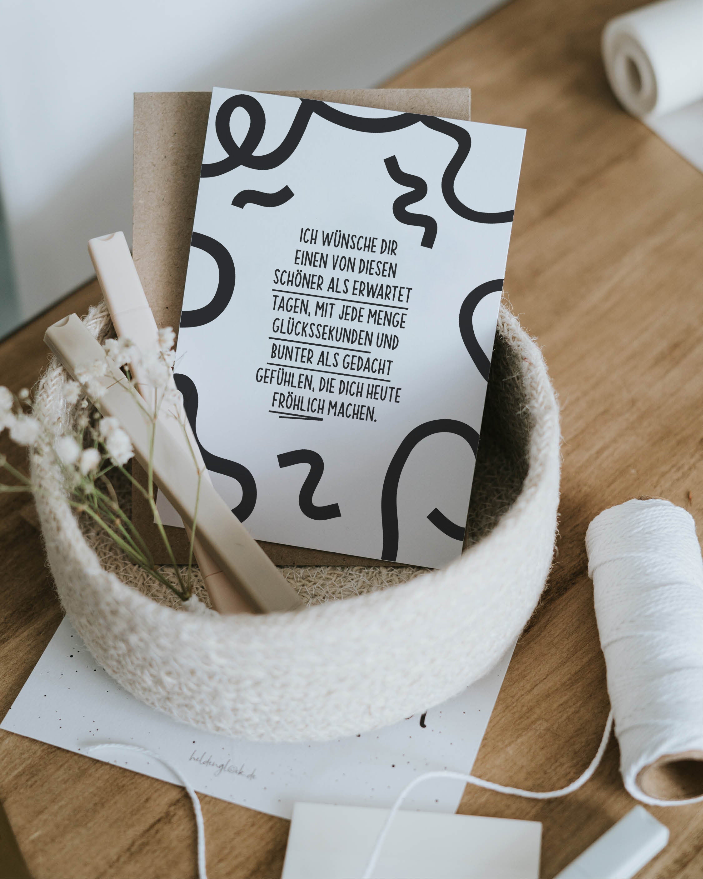 Fröhlich · Postkarte