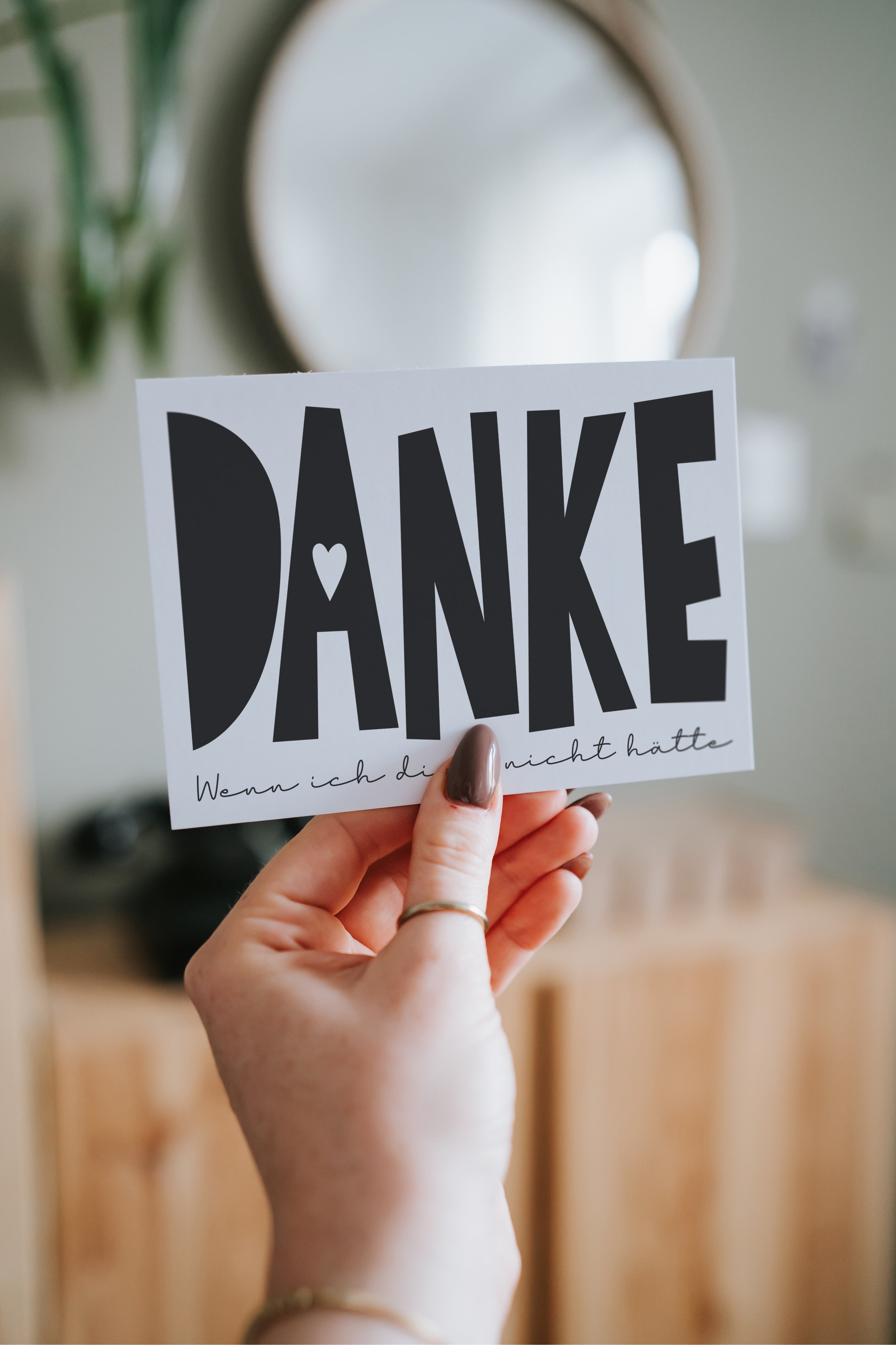 Danke · Postkarte