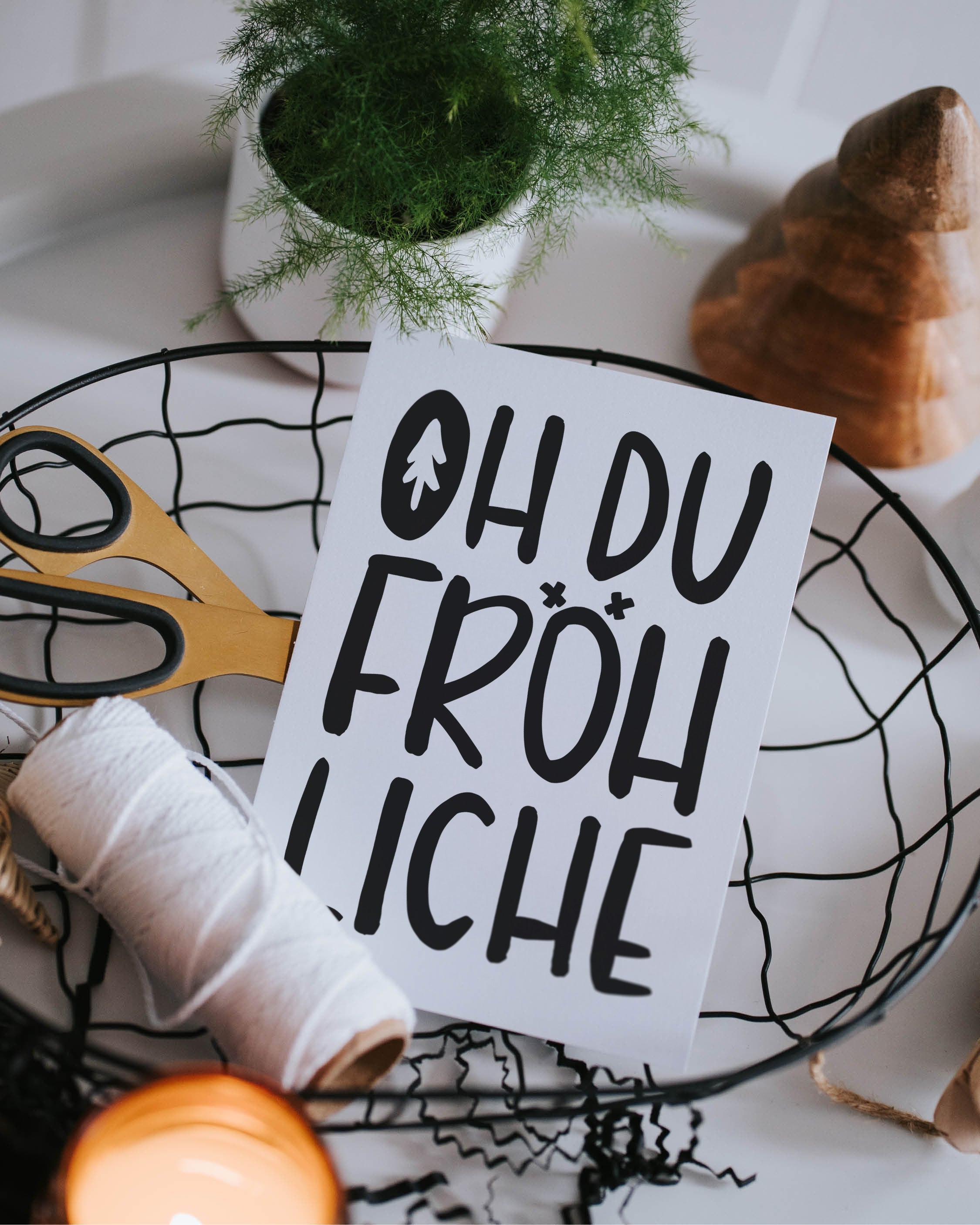 Oh du fröhliche · Postkarte