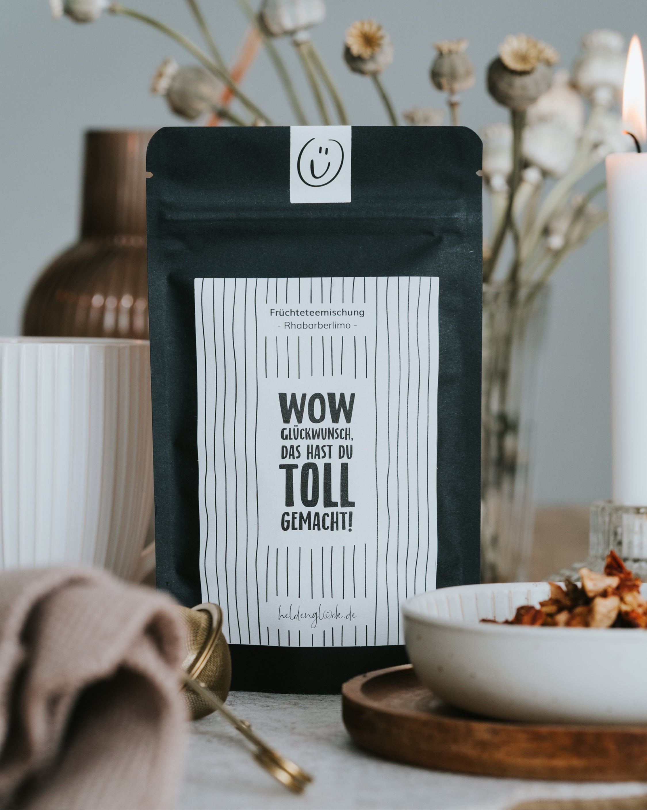 Wow Glückwunsch · Früchtetee