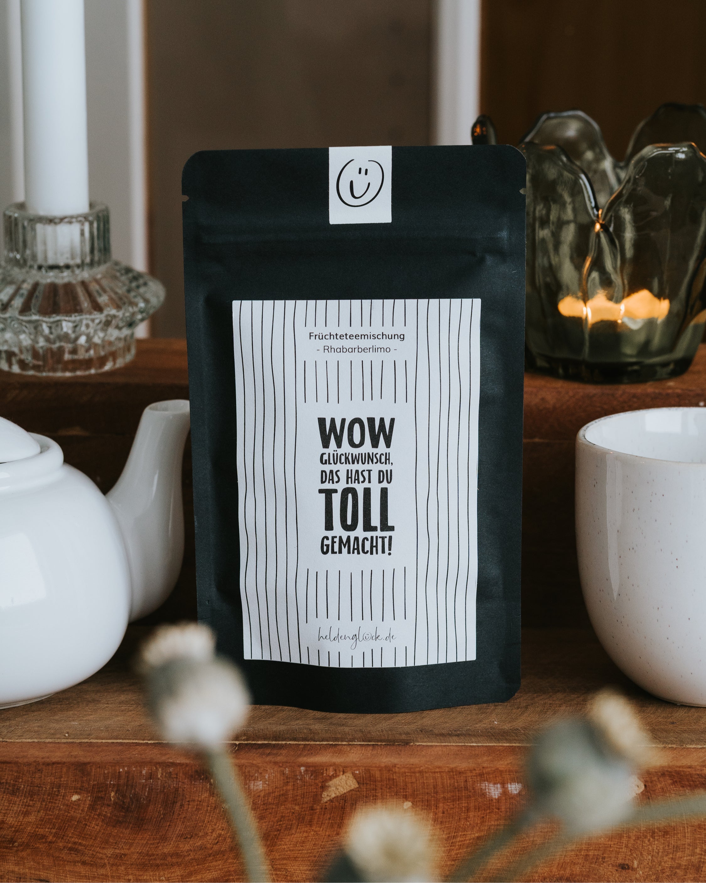 Wow Glückwunsch · Früchtetee