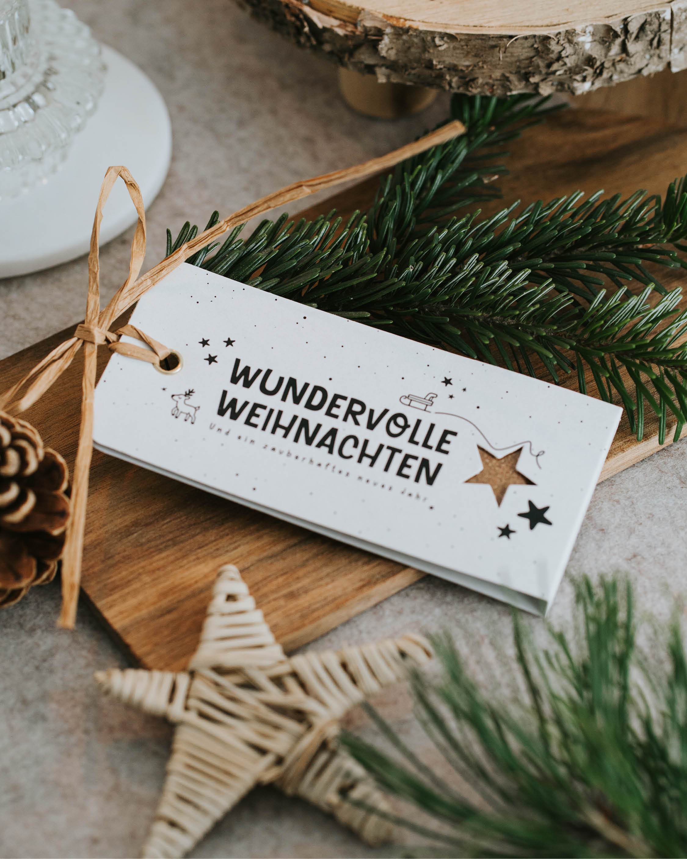 Wundervolle Weihnachten · Geschenkanhänger