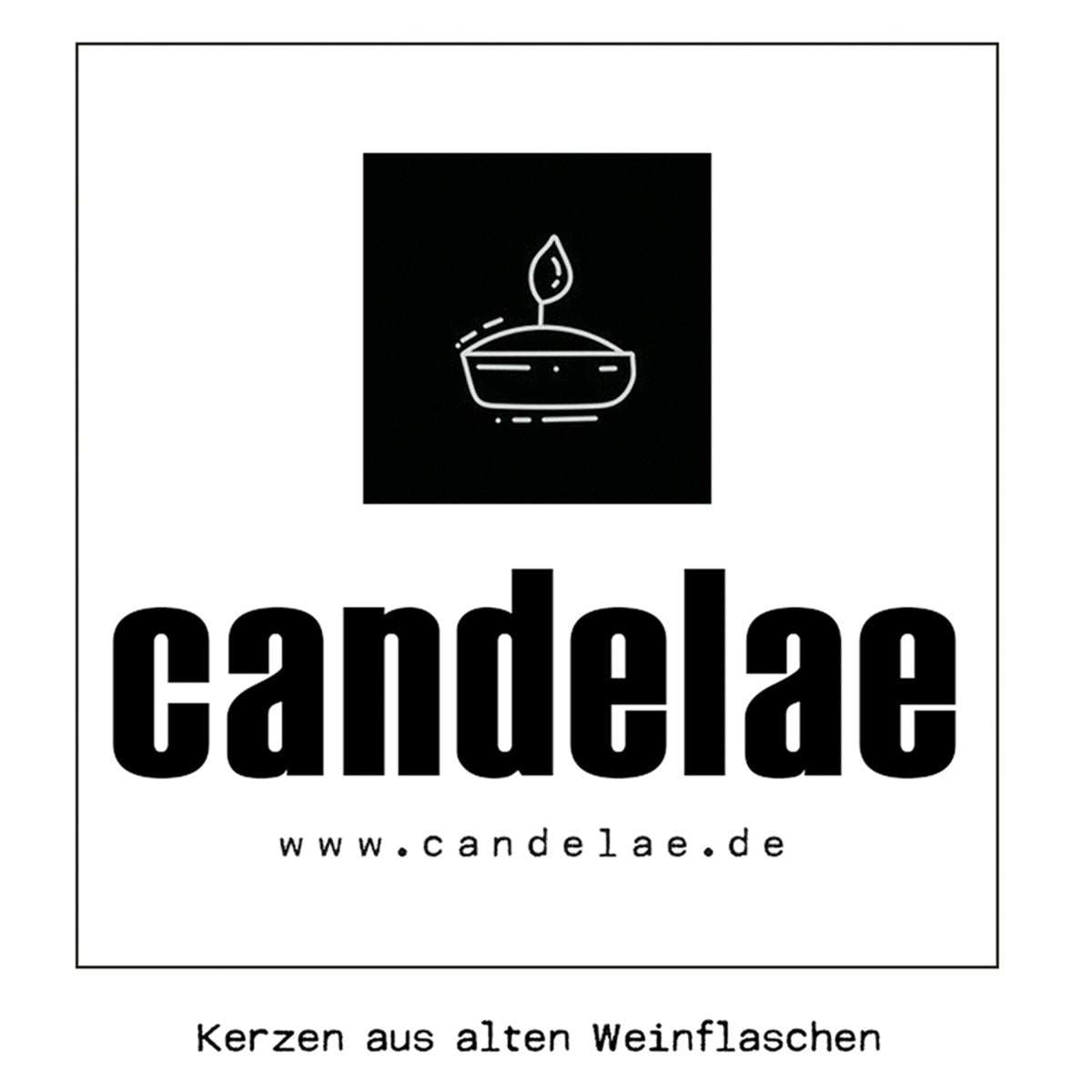 Nachhaltige Duftkerzen aus recycelten alten Weinflaschen von Candelae mit ätherischen Ölen