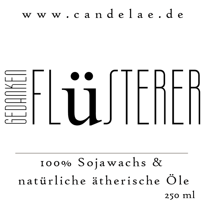 Gedankenflüsterer: Der Duft, der dein Potenzial entfesselt - Candelae Duftkerzen