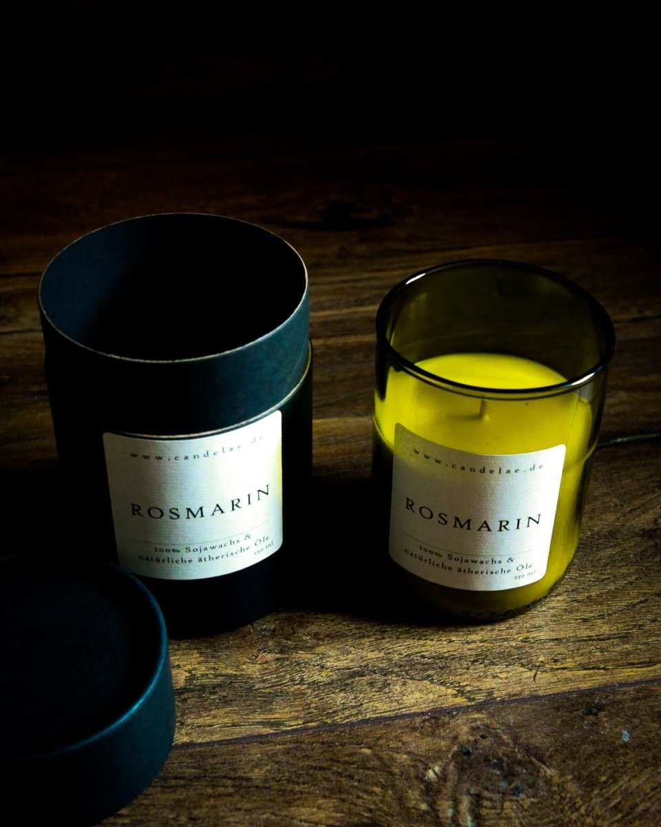 Natürliche Duftkerzen aus Sojawachs als nachhaltige Alternative zu Paraffinkerzen