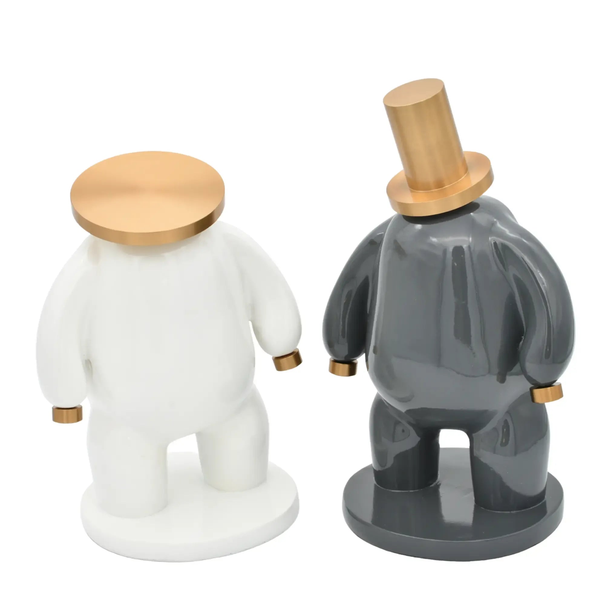 Dekofigur - Designer Pop-Art Skulptur - Skulptur Verspieltes Pop-Design Orbis Aurum