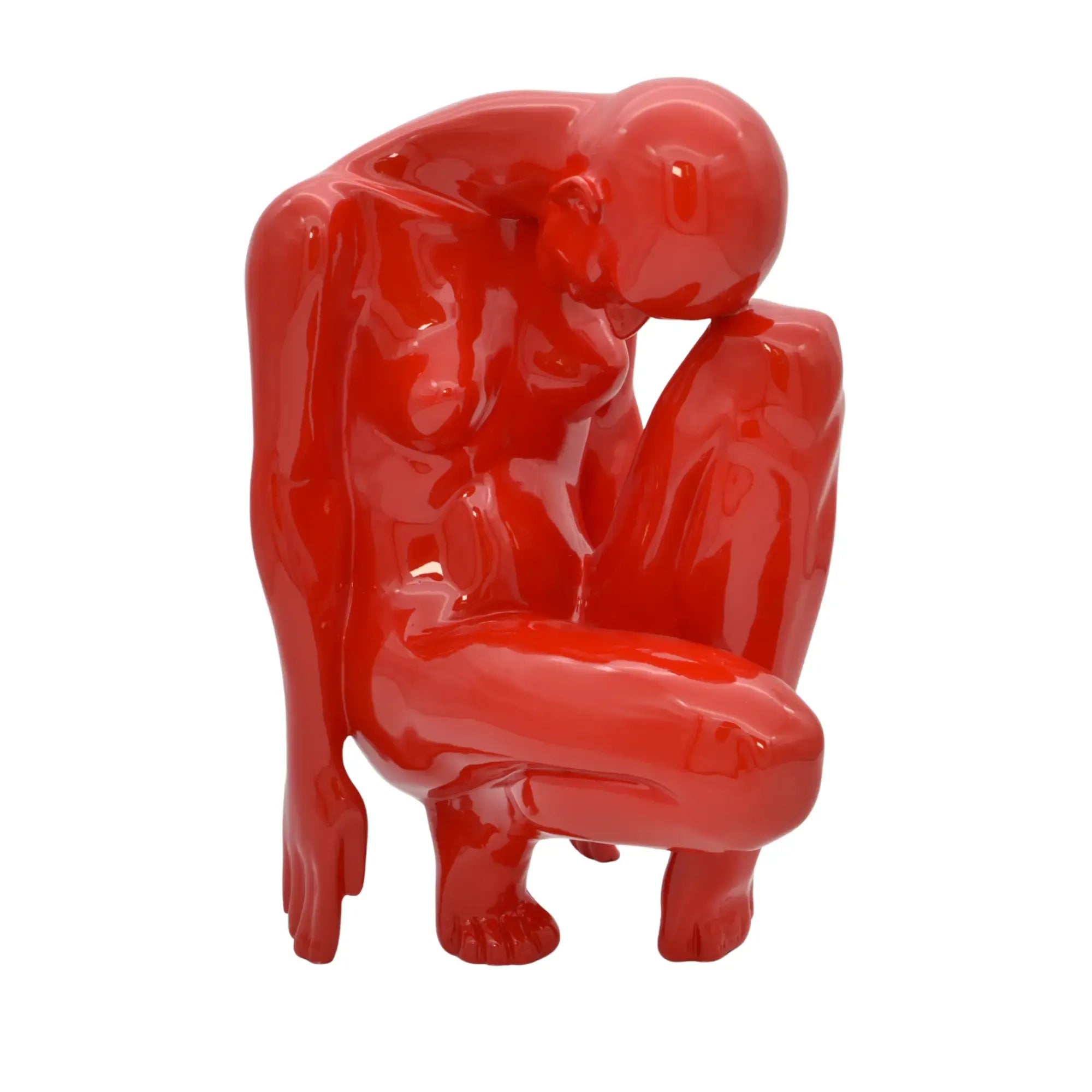 Dekofigur - Skulptur Abstraktes Hochglanz-Statement Figura Rubra