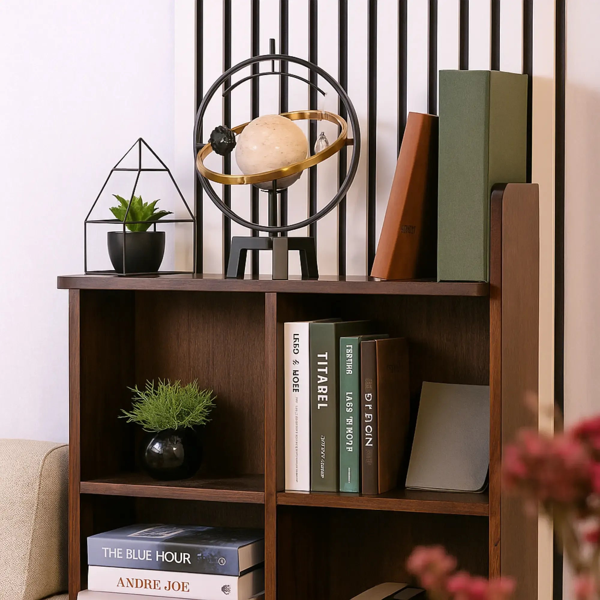 Dekoobjekt - Tisch-Globus - Moderne Abstrakte Dekokugel AstraCosmo