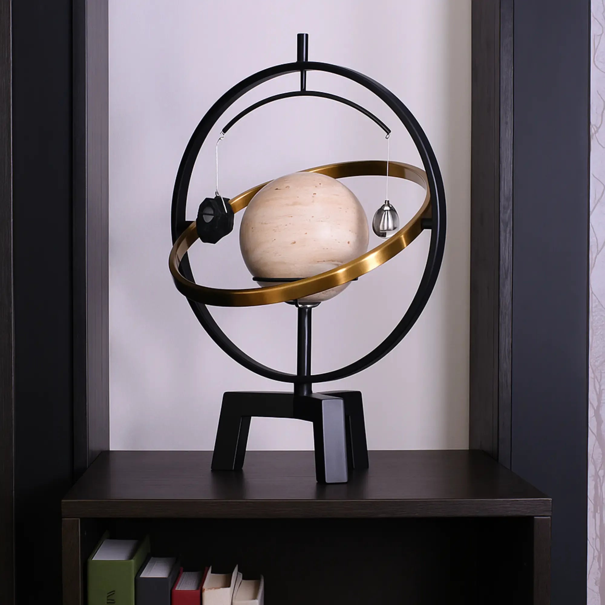 Dekoobjekt - Tisch-Globus - Moderne Abstrakte Dekokugel AstraCosmo