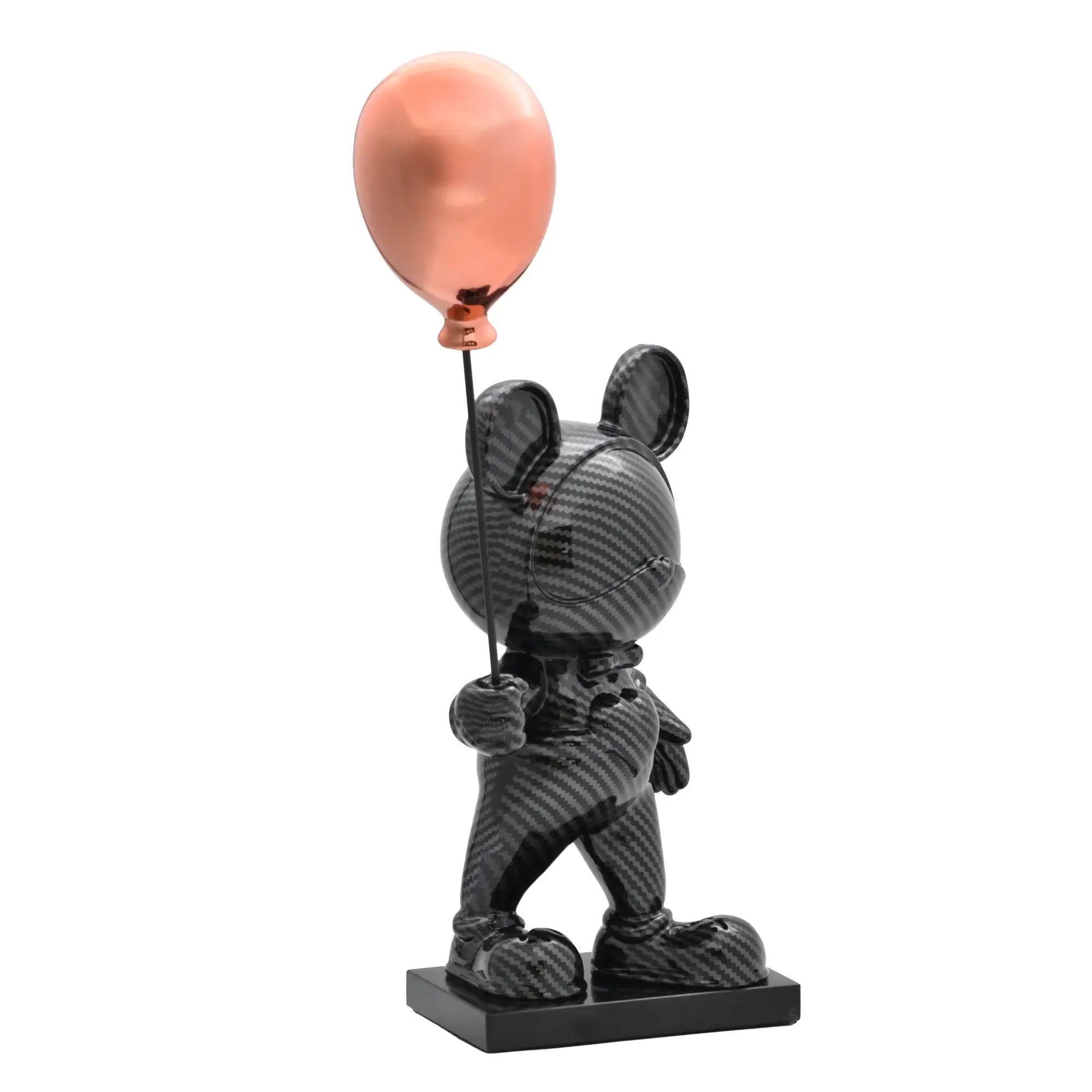 Dekofigur - Carbonfaser-Look Pop‑Art Figur – Édition Aéris