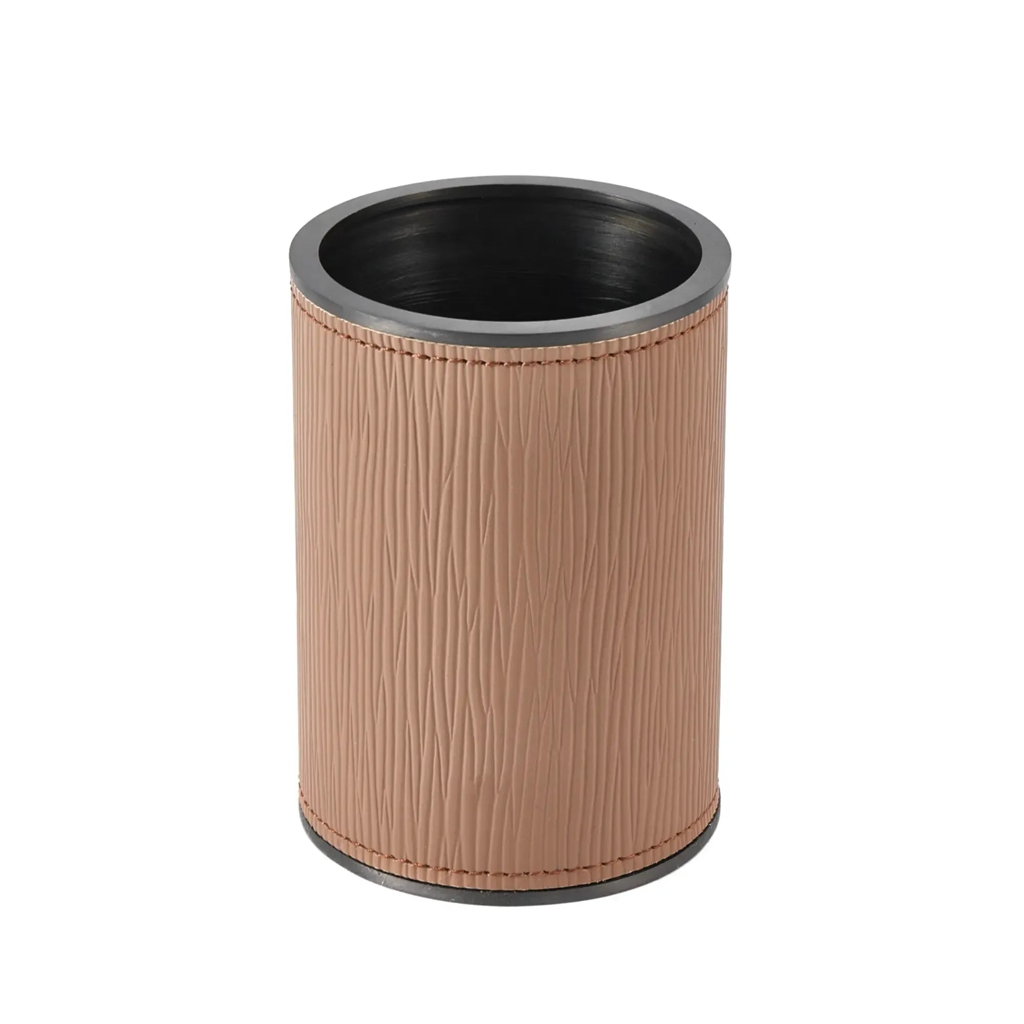 Badezimmer-Set - aus 4 Teilen - Luxus Feinleder Badset Seifenspender Eleganza Bath