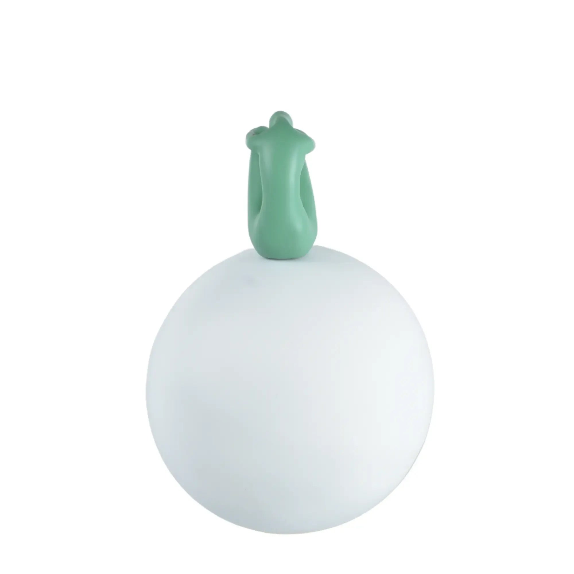 Dekofigur - Mensch auf einer Kugel - Modernes Deko-Objekt Figurenskulptur Réflexion Moderne