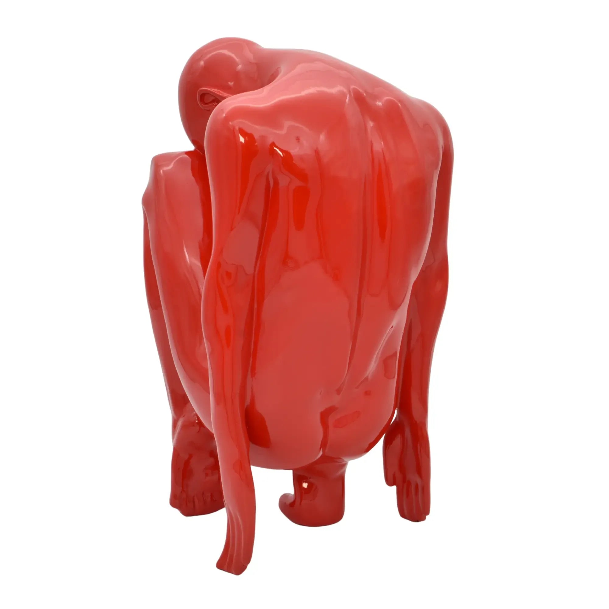 Dekofigur - Skulptur Abstraktes Hochglanz-Statement Figura Rubra