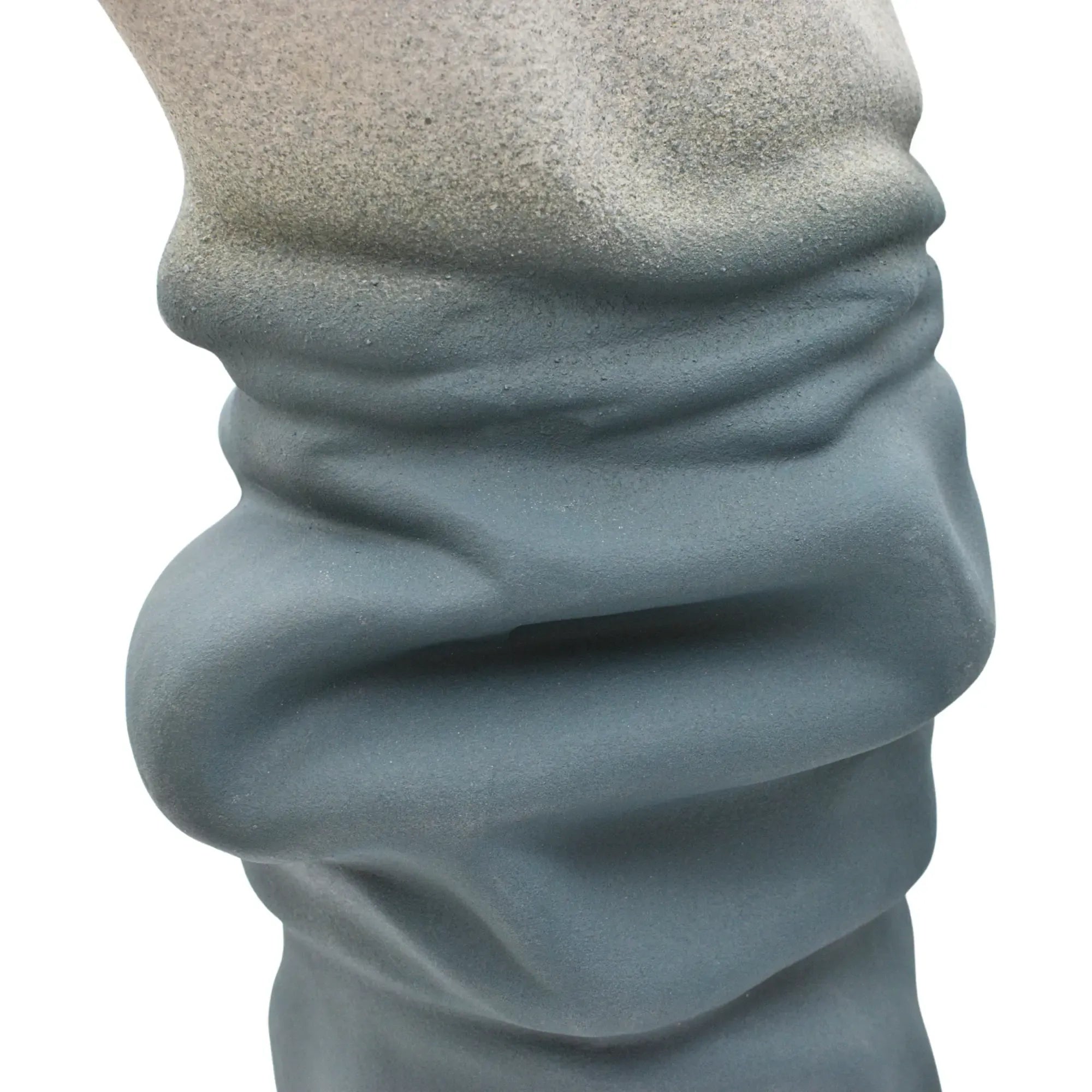 Keramikvase - handgemachte Designvase - Skulpturale Standvase Ondula Terrae