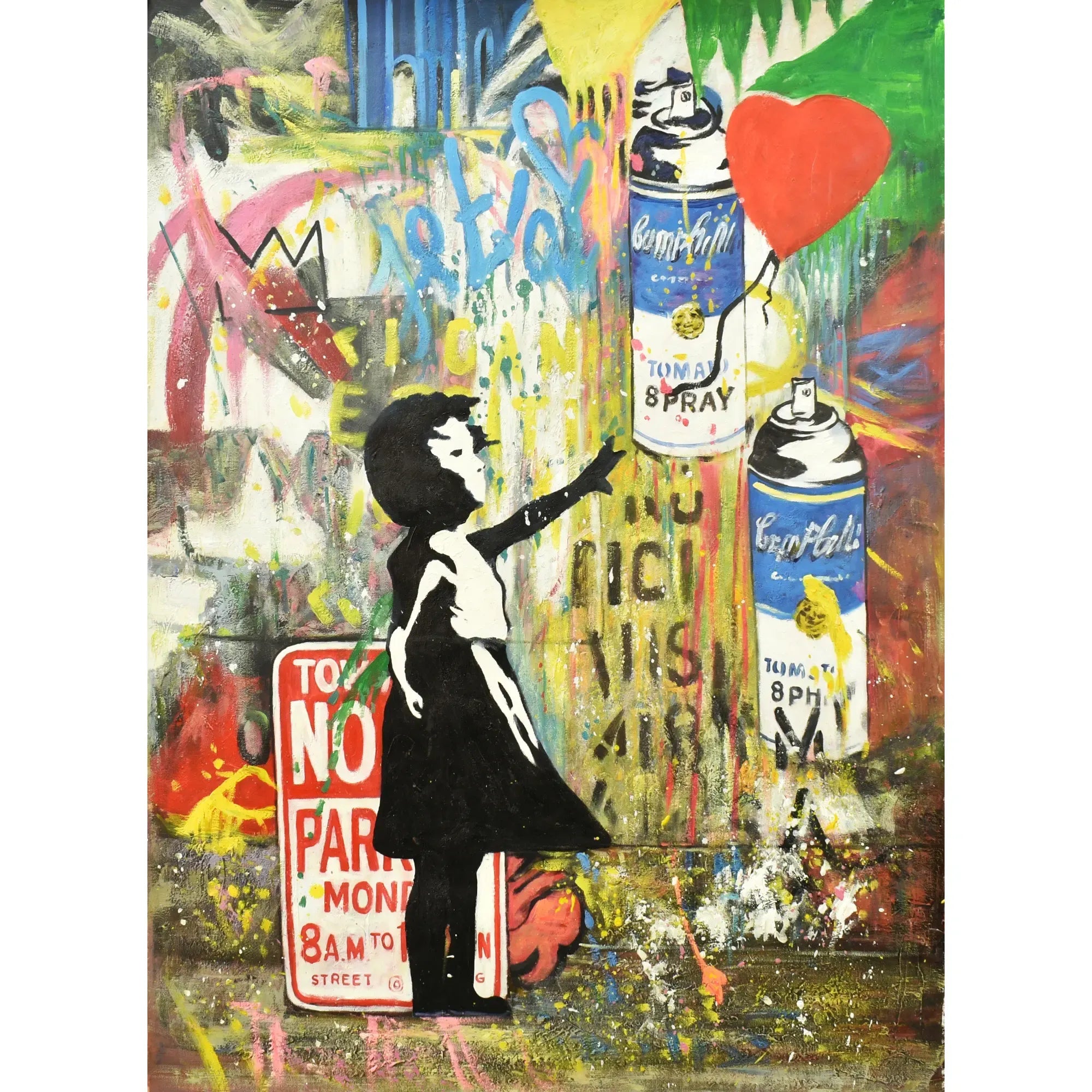 Großes Gemälde - Urban Love