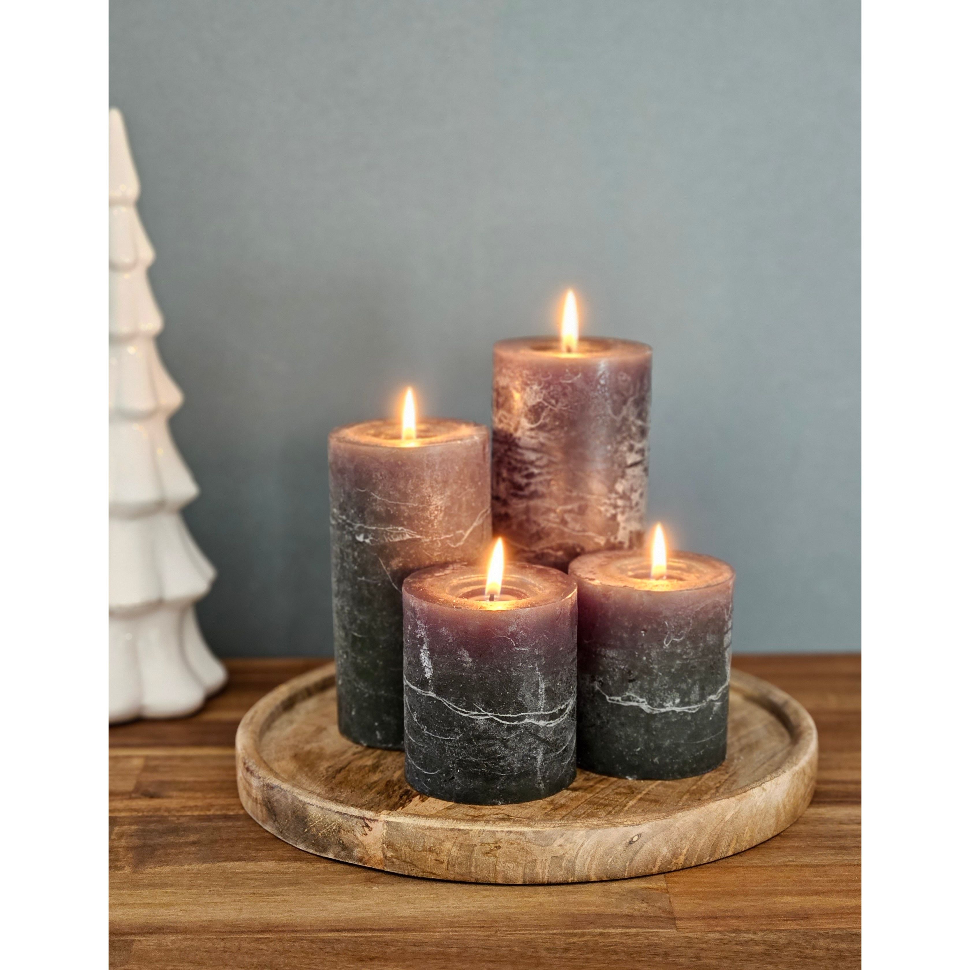 Dekoteller Ø 25 cm aus Mangoholz – Rundes Dekobrett & Schmuckteller im Natur-Look