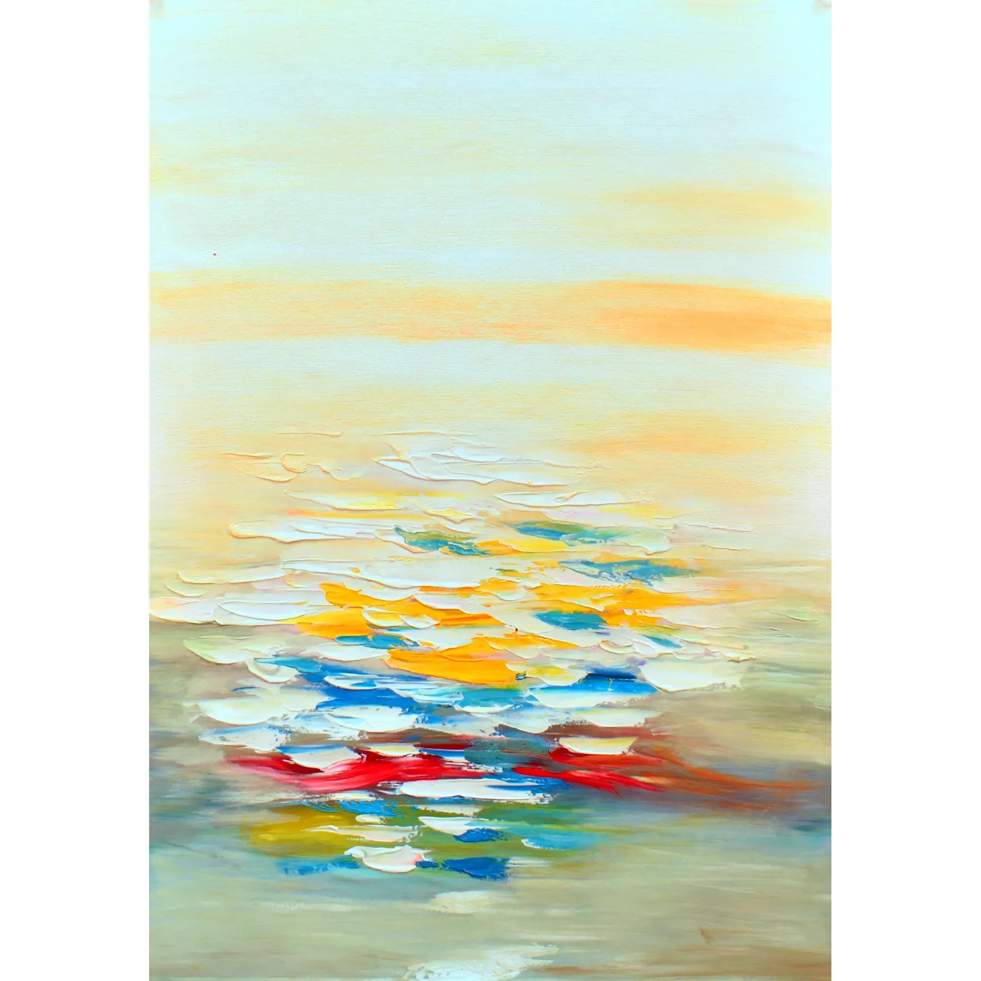 Großes Gemälde - Lichtspiel am Horizont