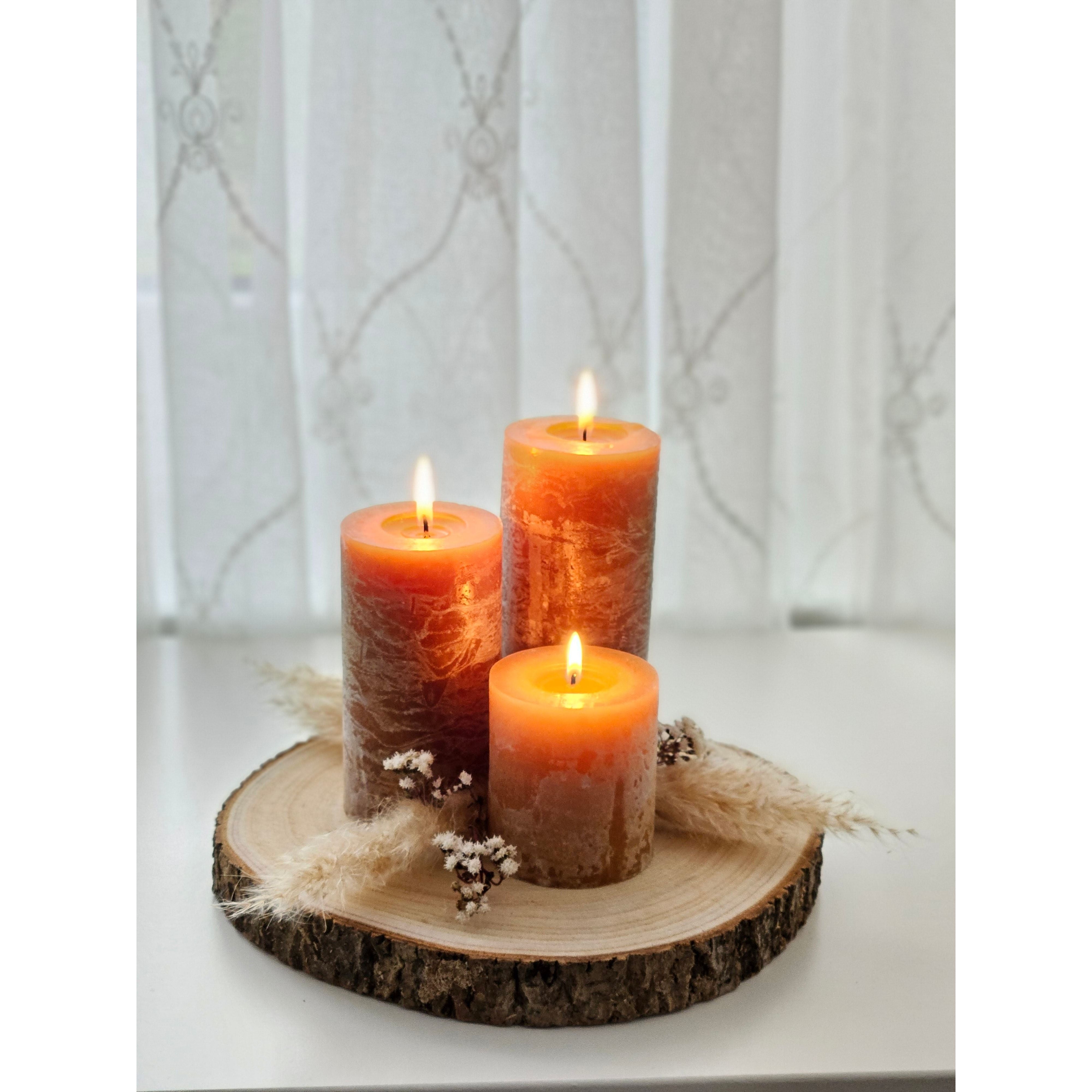 Baumscheibe Holzscheibe Dekobrett Holz Holzbrett Brett Tischdeko Tablett Ø 30 cm