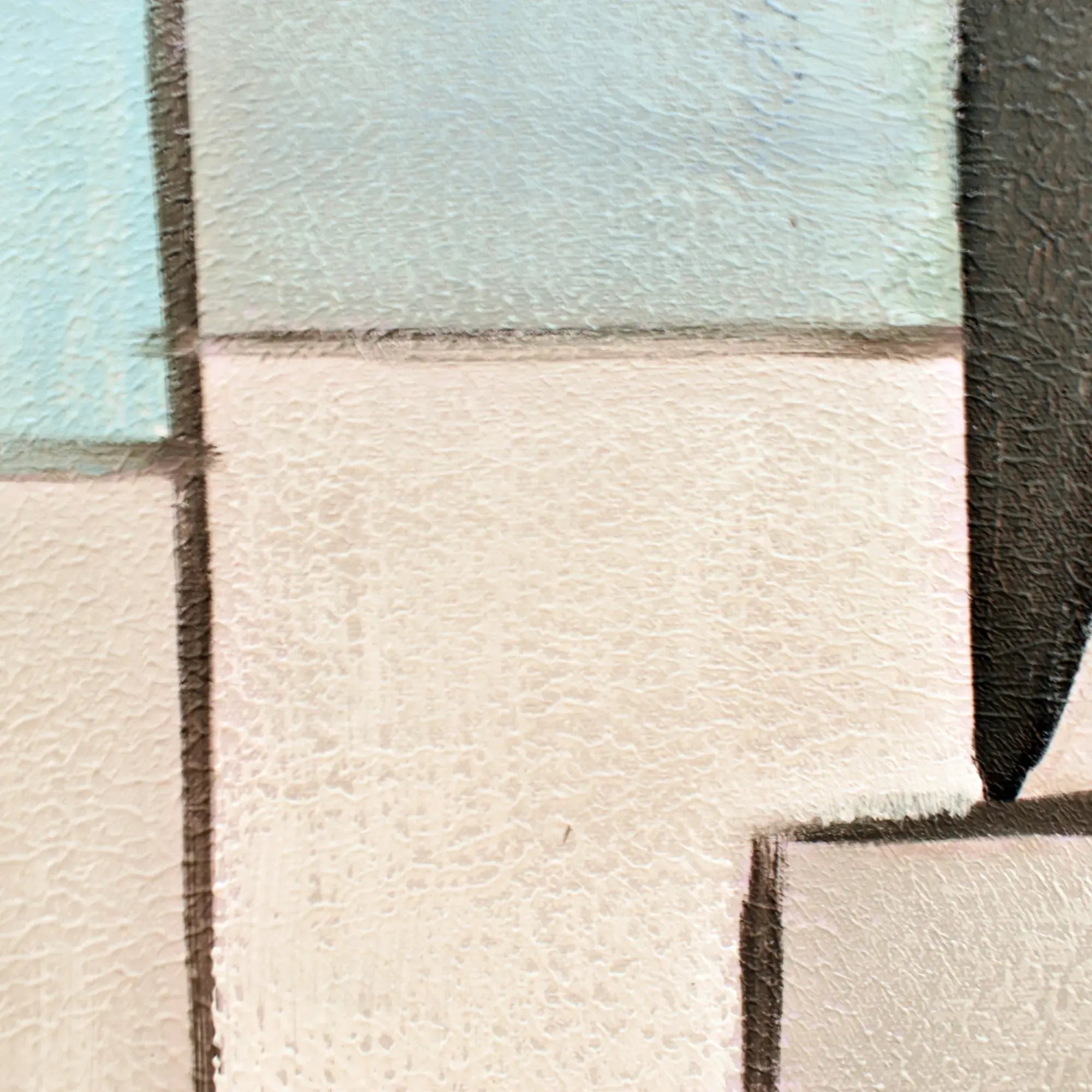 Großes Gemälde - Geometrie der Stille