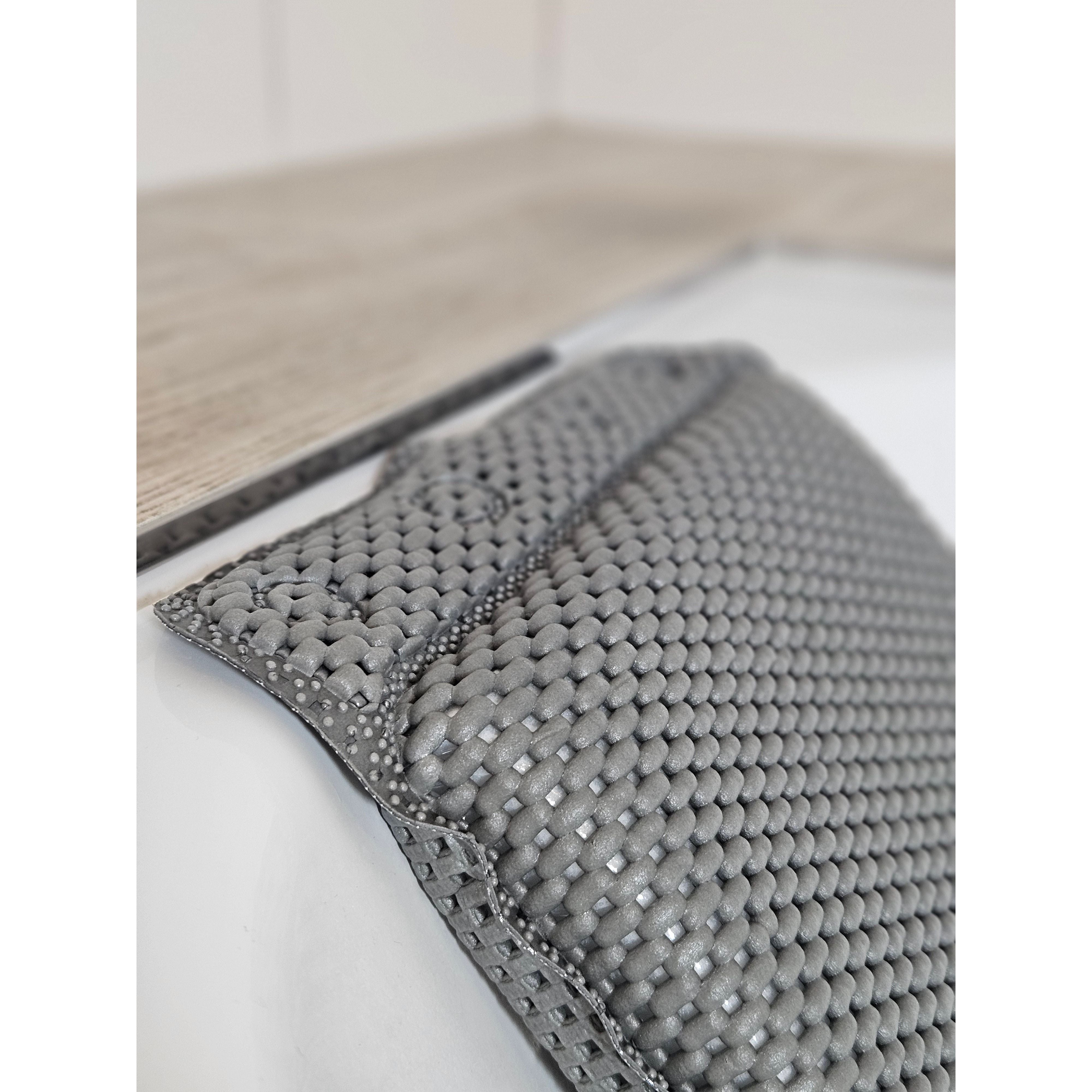 Badewannenkissen grau weiß blau Badekissen mit Saugnäpfen Spa Wannenkissen Kopfkissen